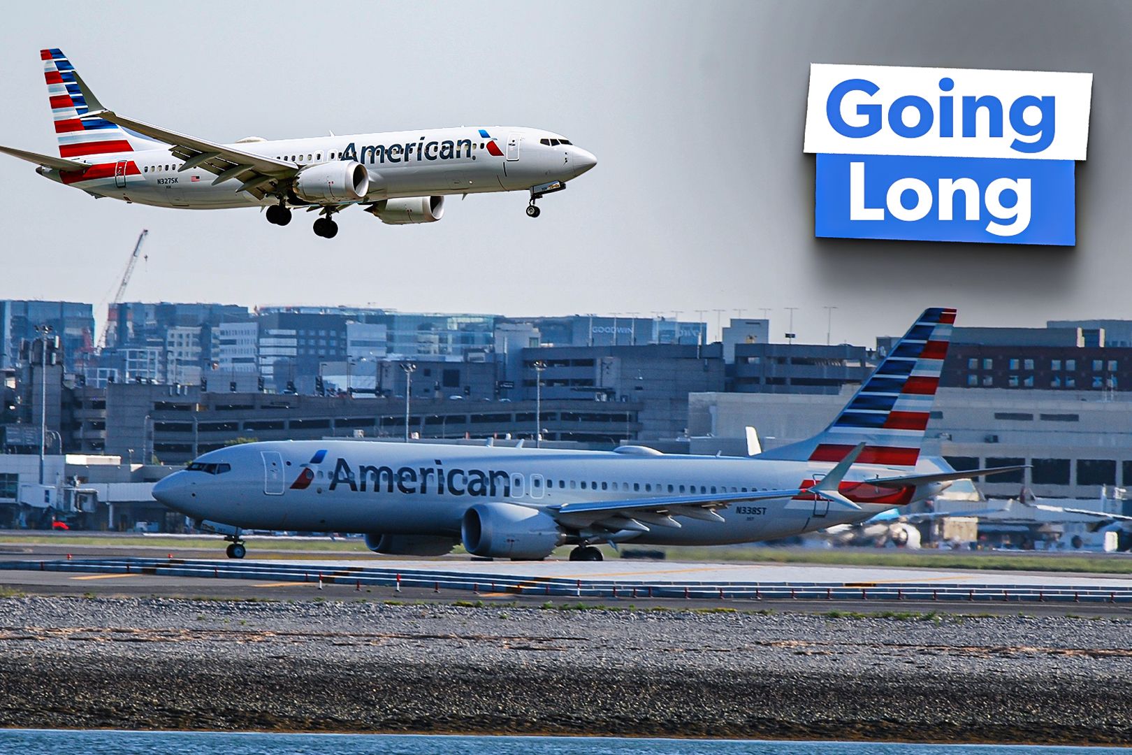 Two Boeing 737 MAX 8 from American Airlines