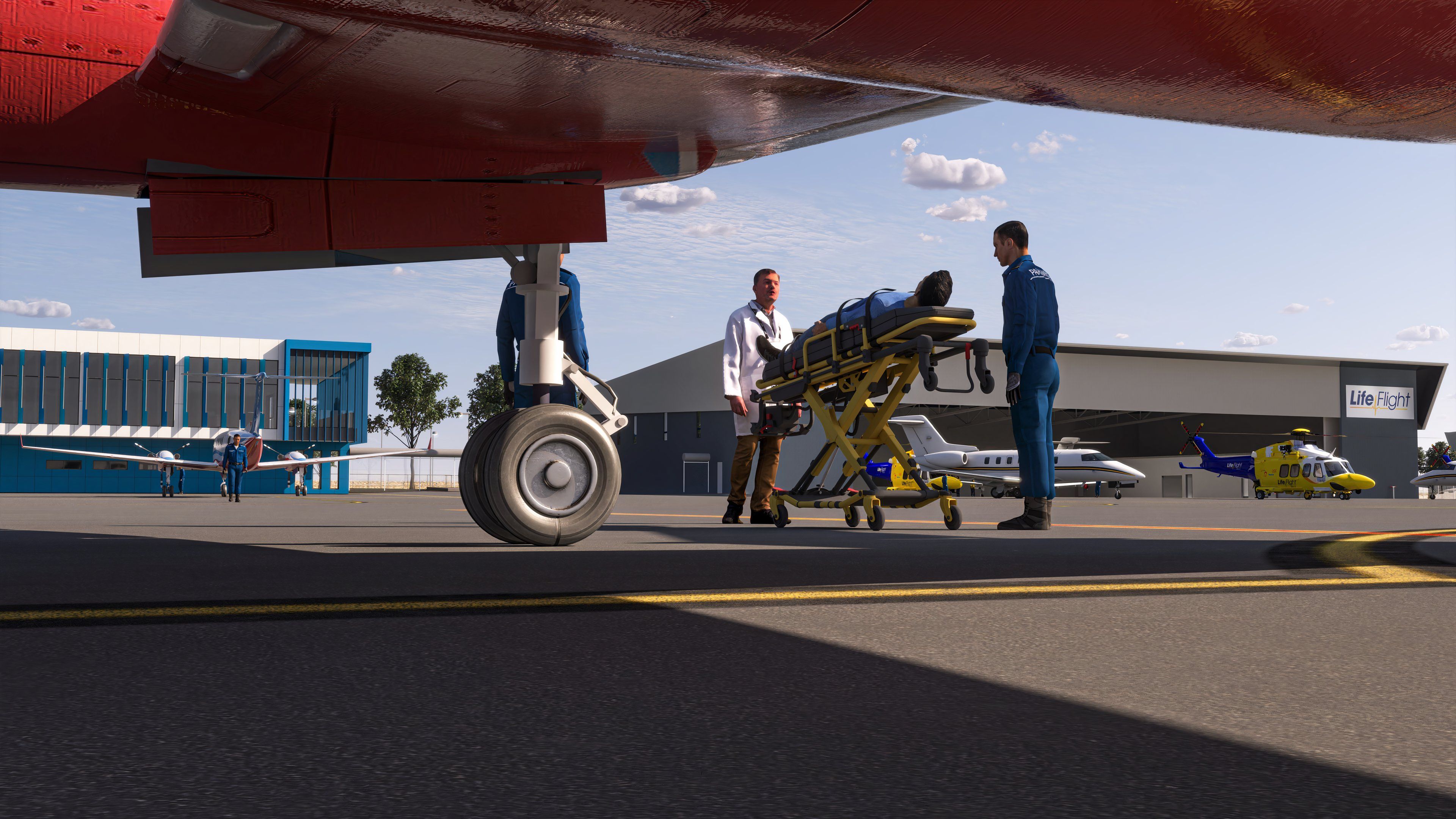 Brisbane Airport Aeromedical_Stills_0005_Airplane Patient