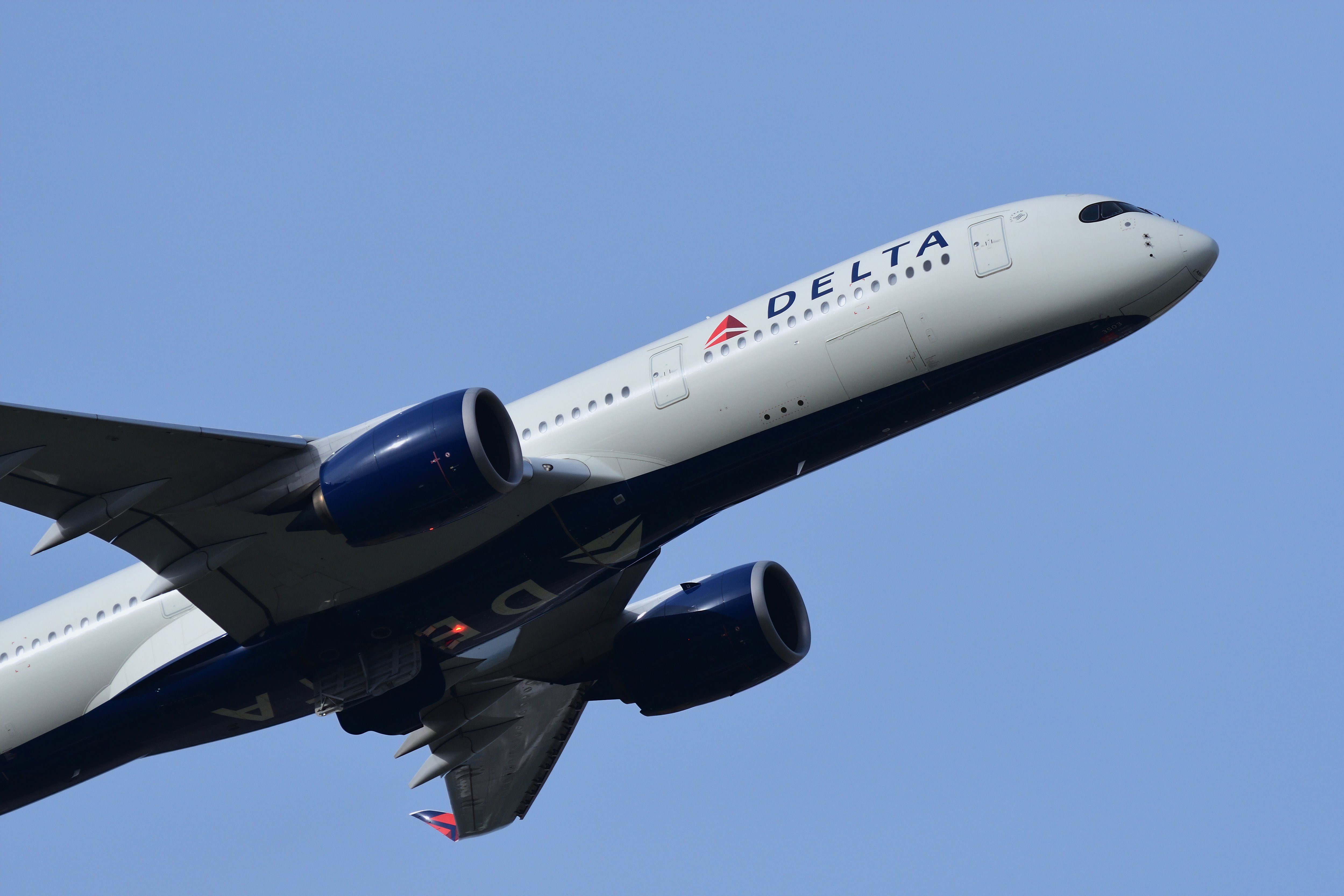 Delta Air Lines A350 in flight