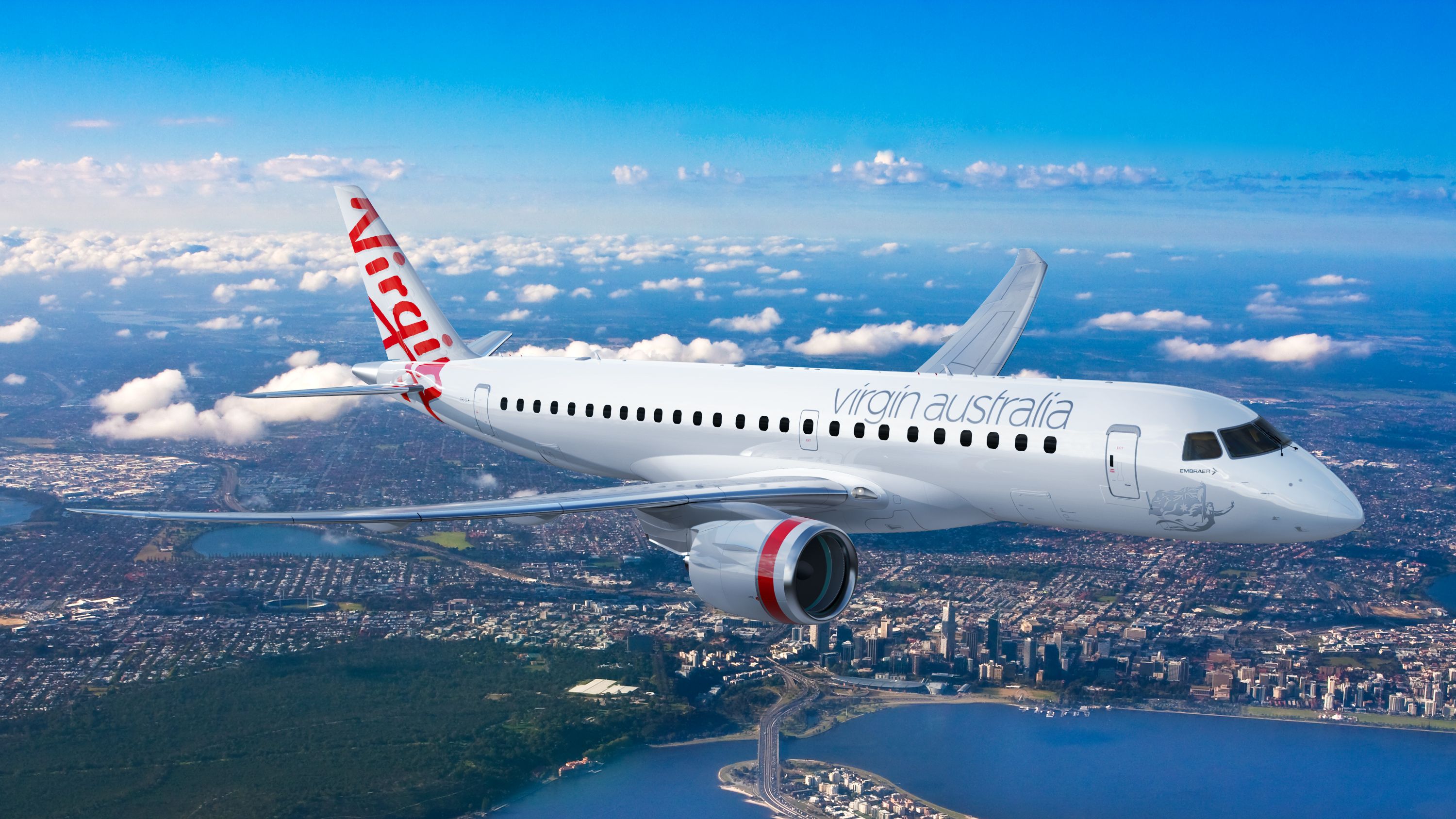 Embraer E190-E2 for Virgin Australia