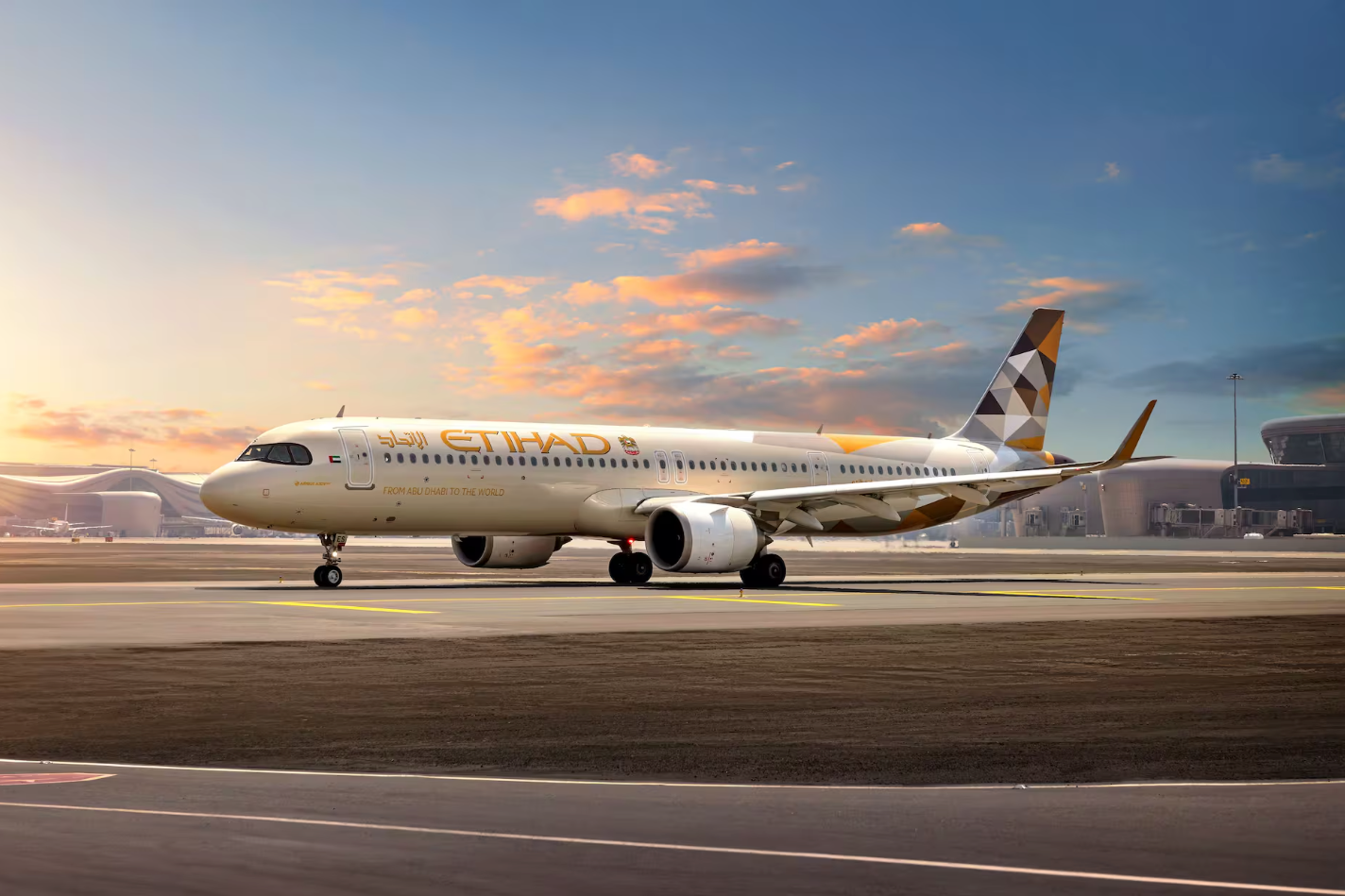 Etihad Airways Airbus A321LR rendering