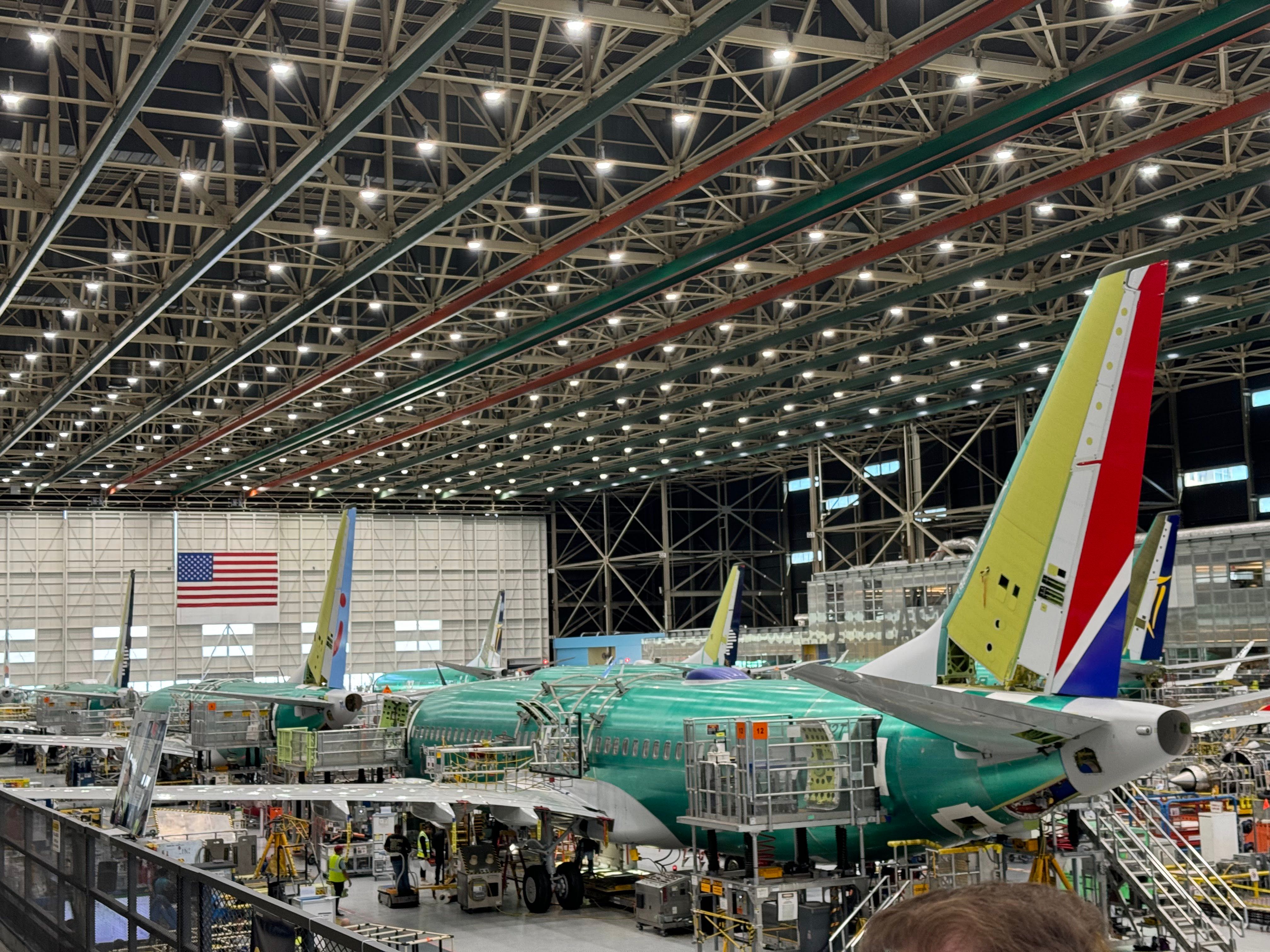 IMG_7782 - 737 MAX for Southwest Airlines in the Boeing Renton Factory