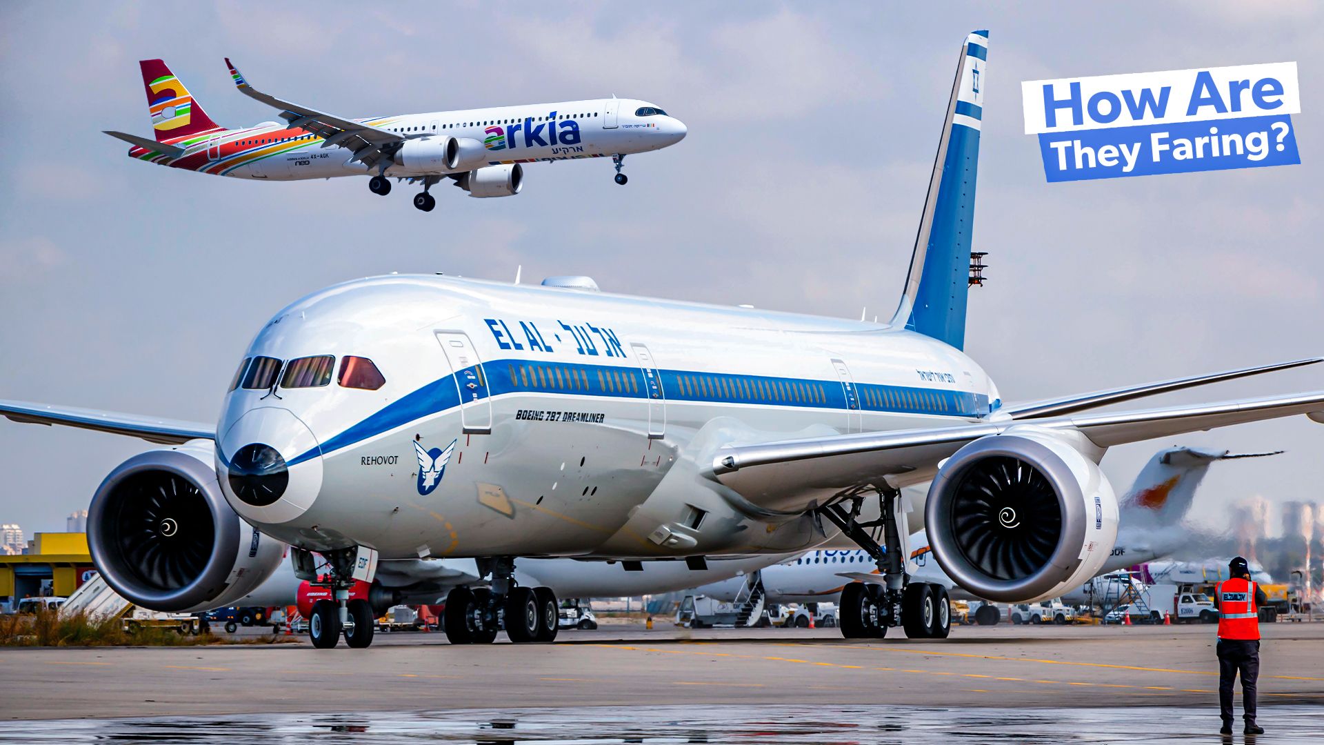 What impact has ten months of conflict had on Israel’s airlines?