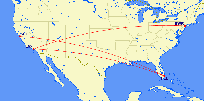 JetBlue's ex-BOS and ex-JFK Mint network