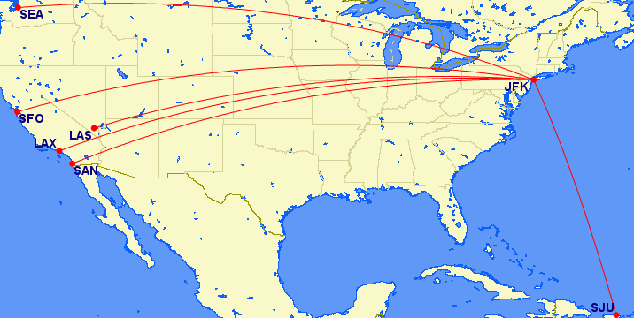 JetBlue's JFK Mint Network