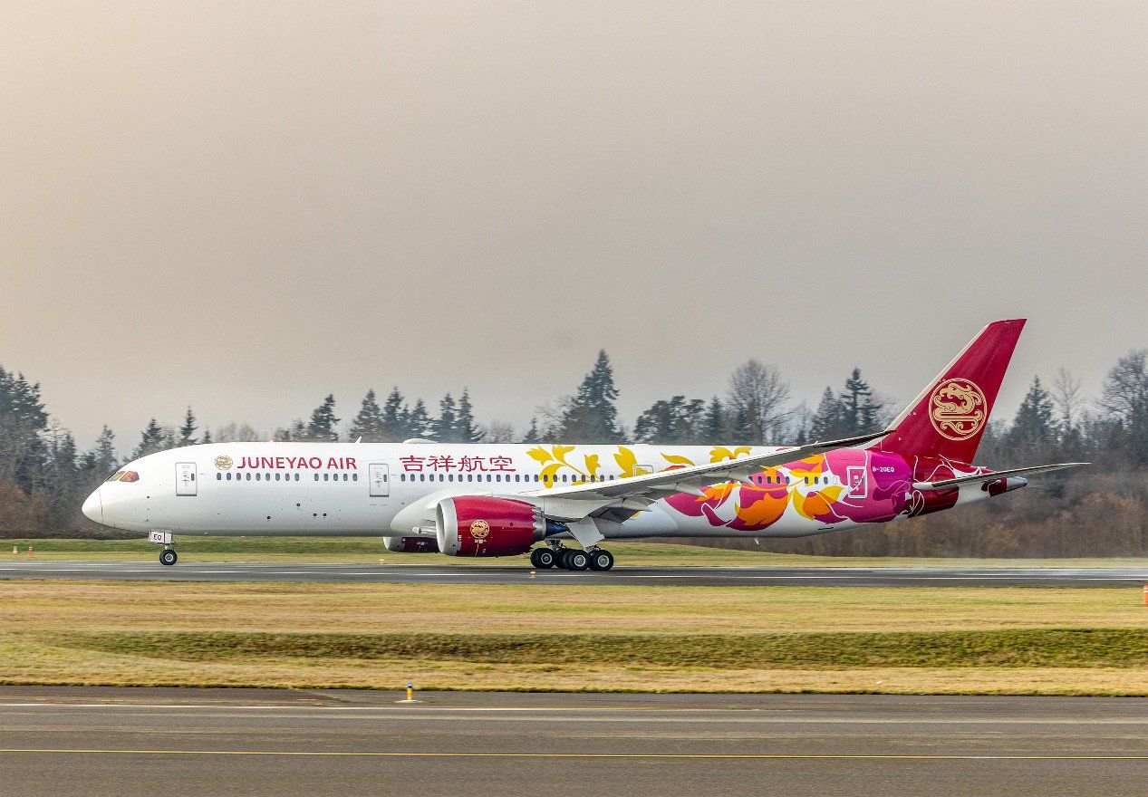 juneyao airlines 7th 787