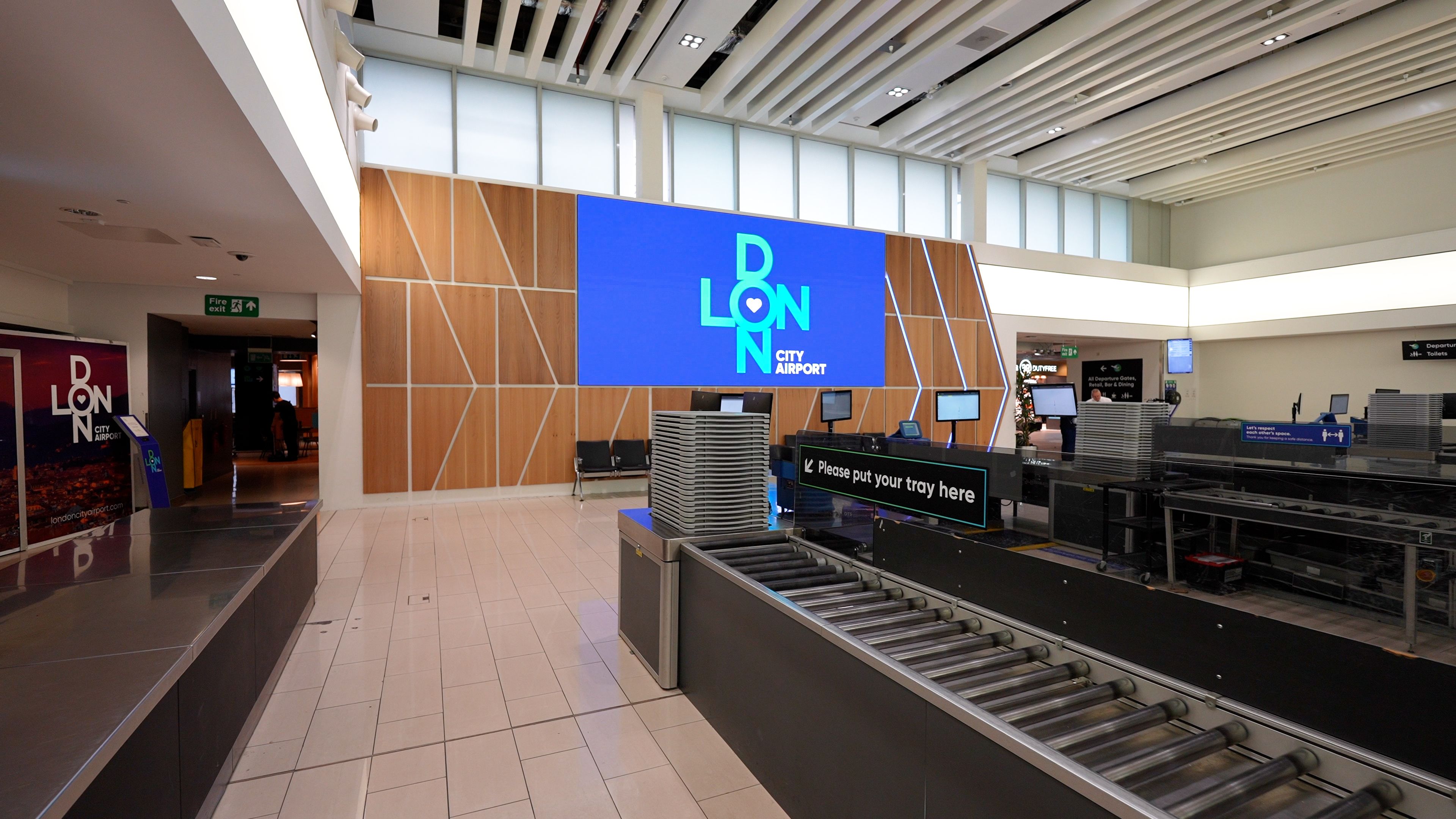 London City Airport departures lounge