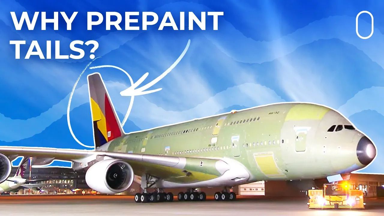 Why Aircraft Tails Are Painted Before Being Attached To The Fuselage