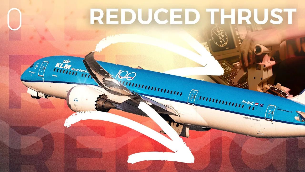 Why Do Airliners Rarely Use Full Thrust On Takeoff?