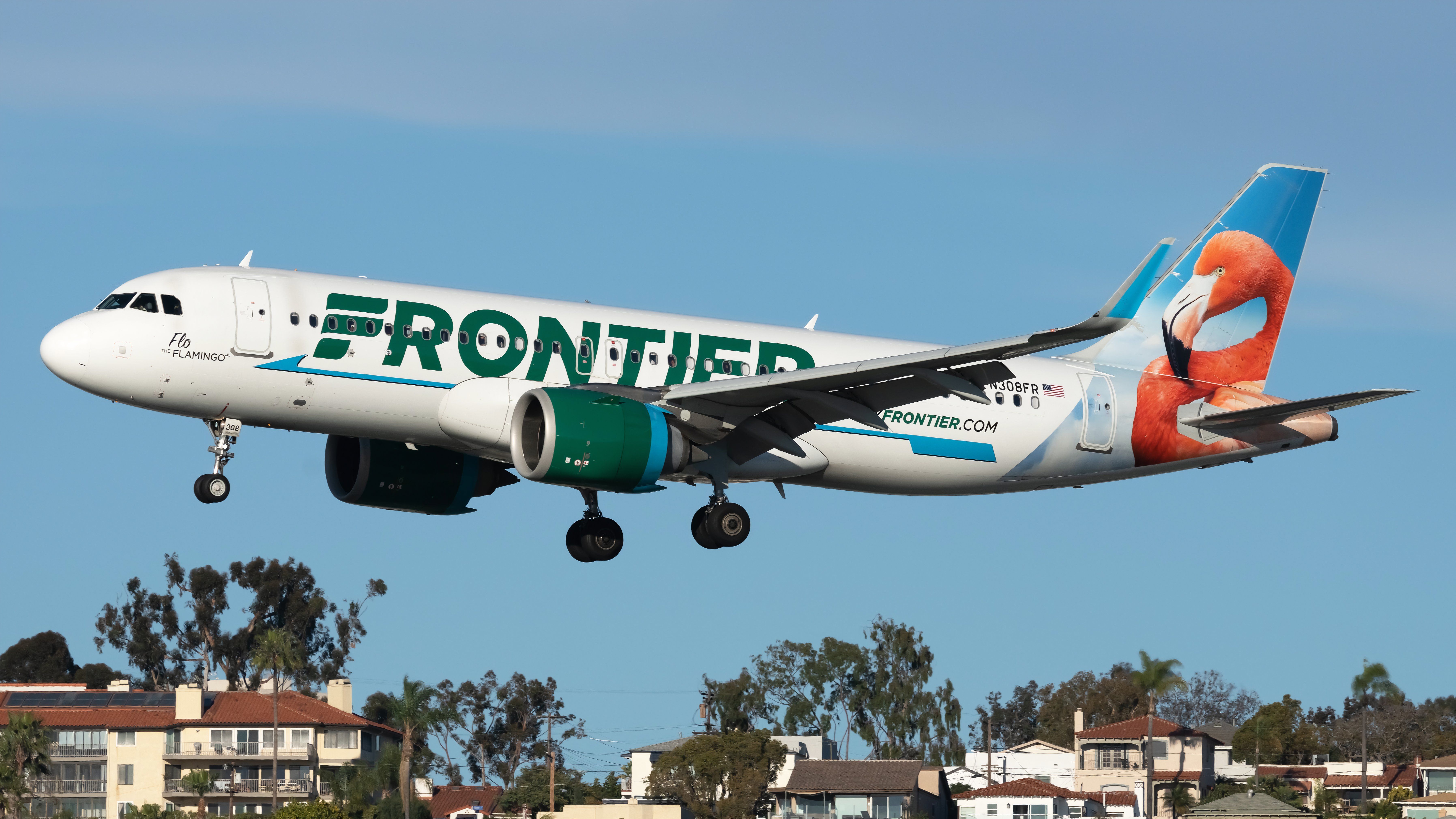 N308FR Frontier Airbus A320-251N (1)-1