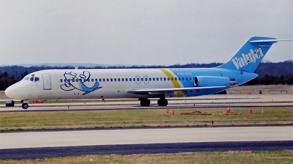 N904VJ Valujet aircraft involved in accident