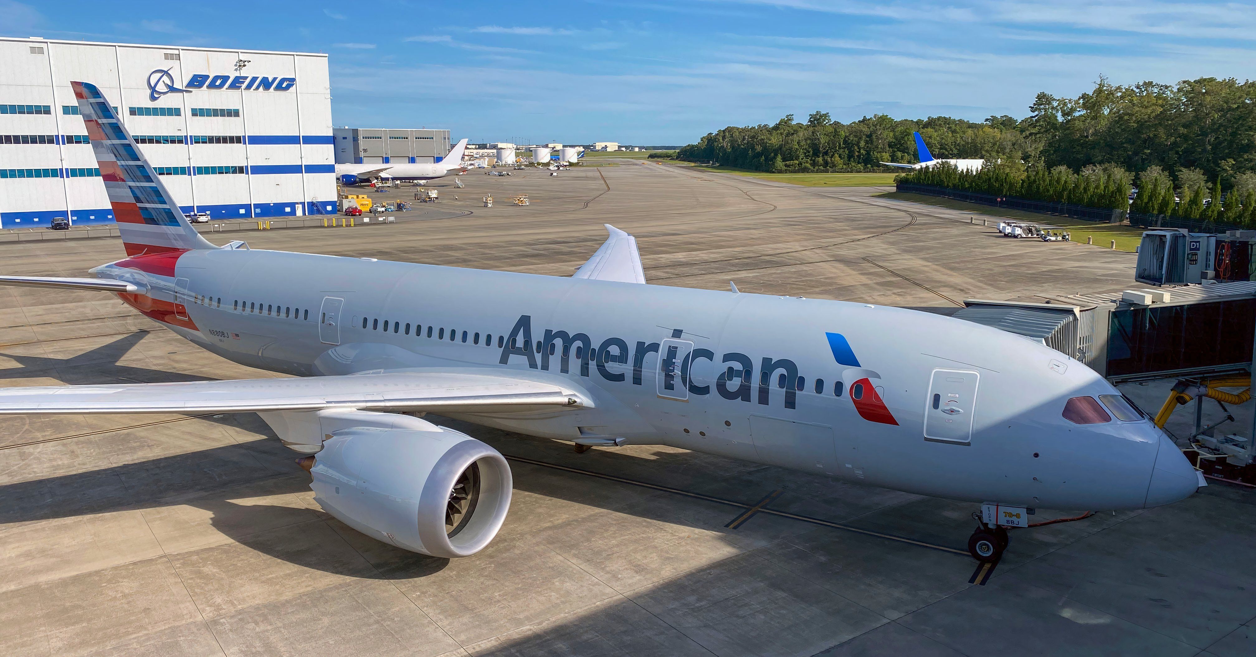 Boeing 787 of American Airlines