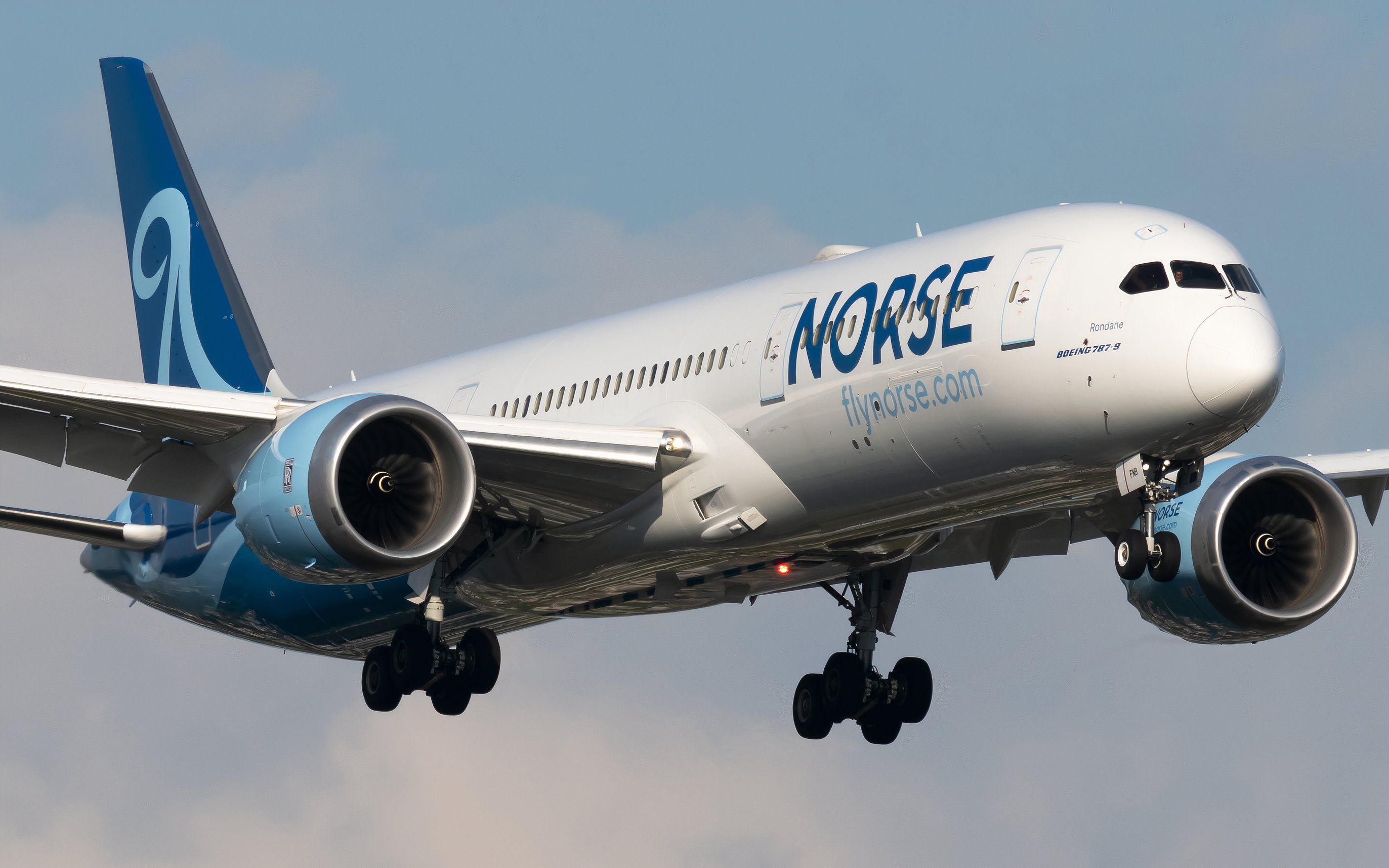 Norse Atlantic Airways Boeing 787-9 Dreamliner flying