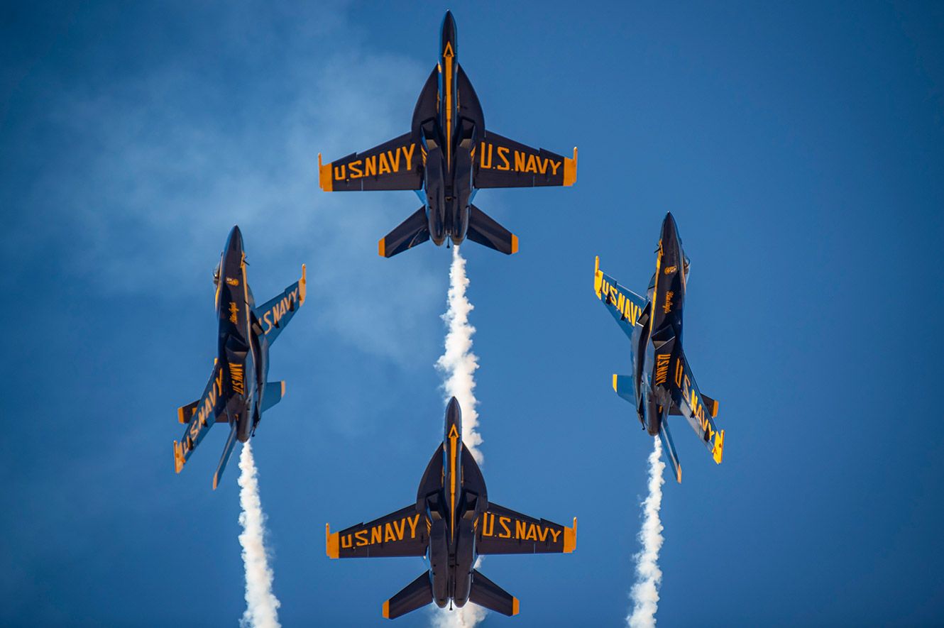 Photo of Blue Angels in flight