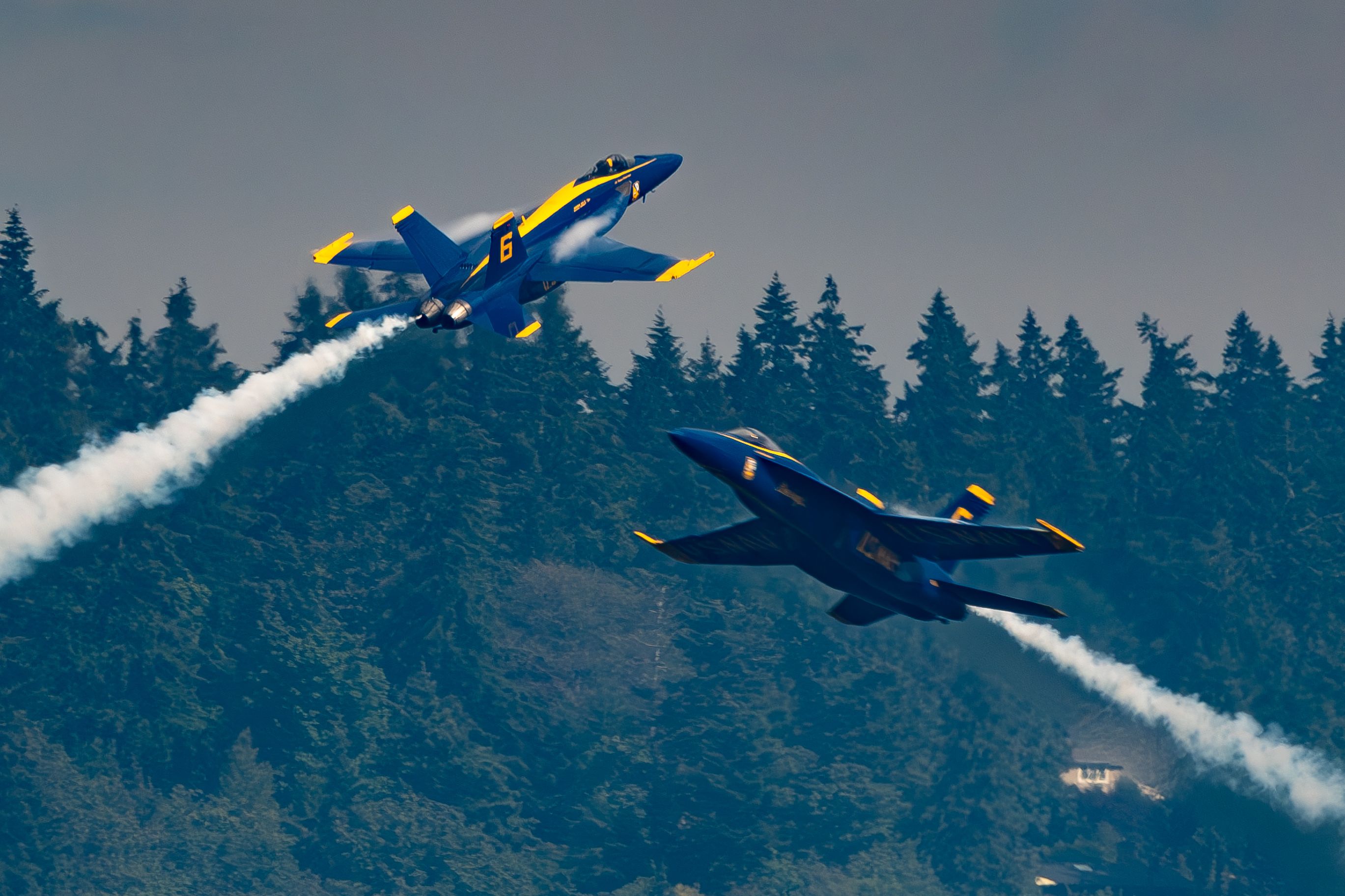 START OF THE BLUE ANGELS VERTICAL PITCH - 4x6