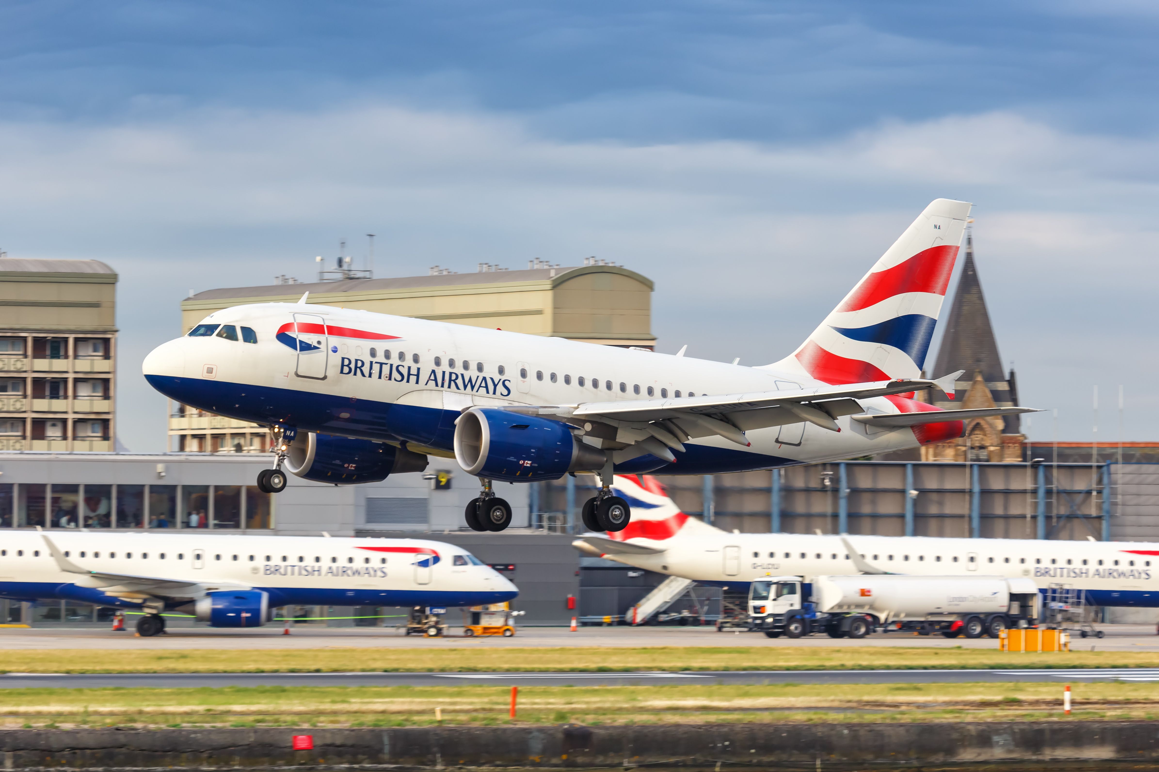 British Airways Airbus A318 At London City Airport