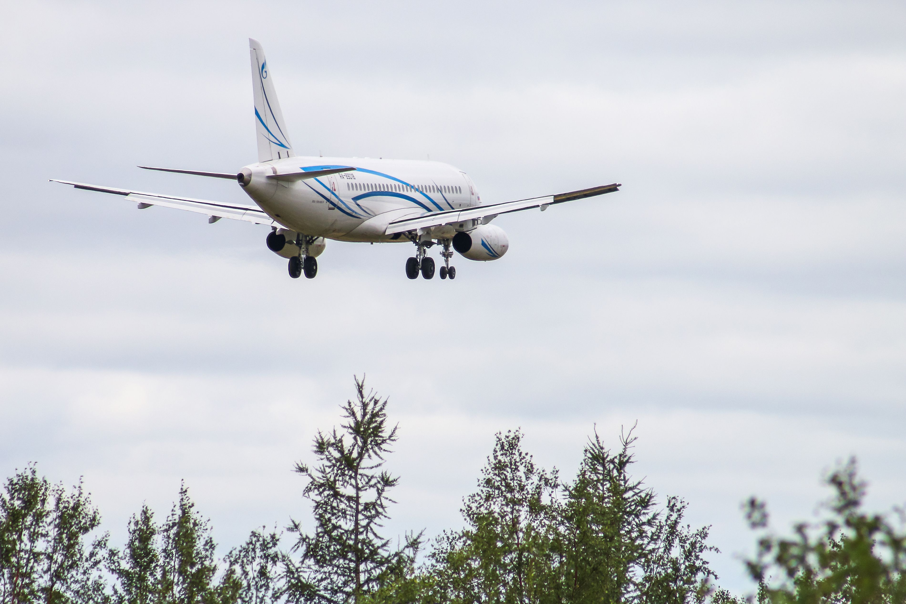 A Gazprom Avia Sukhoi Superjet 100