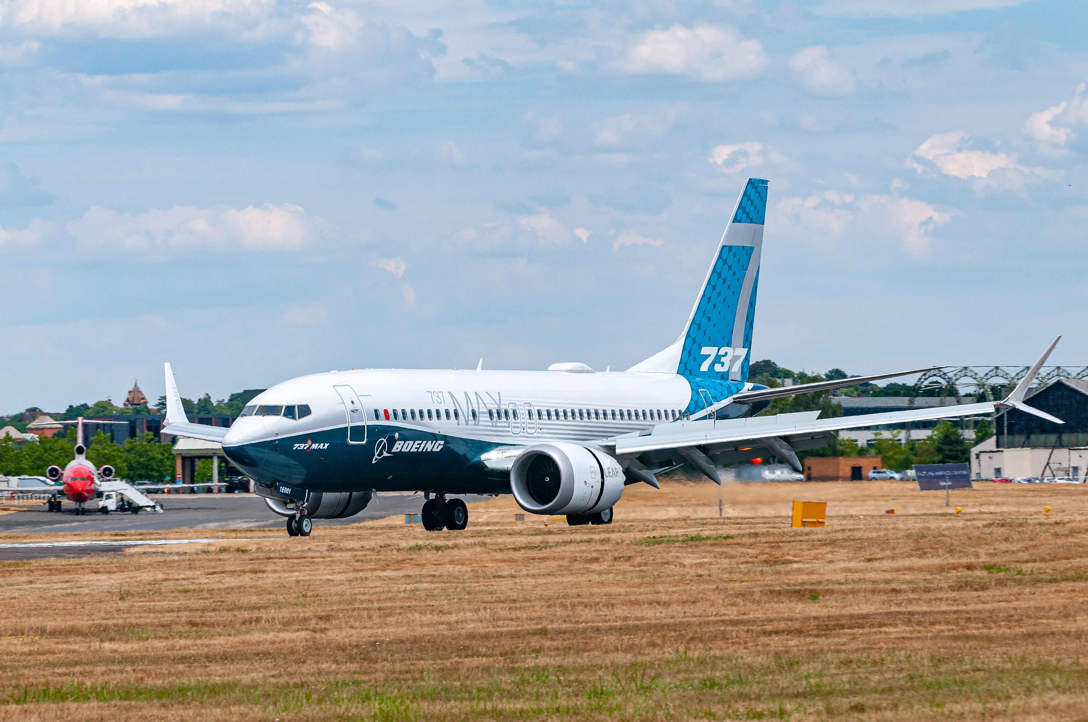 Boeing 737 MAX 7 test flight.