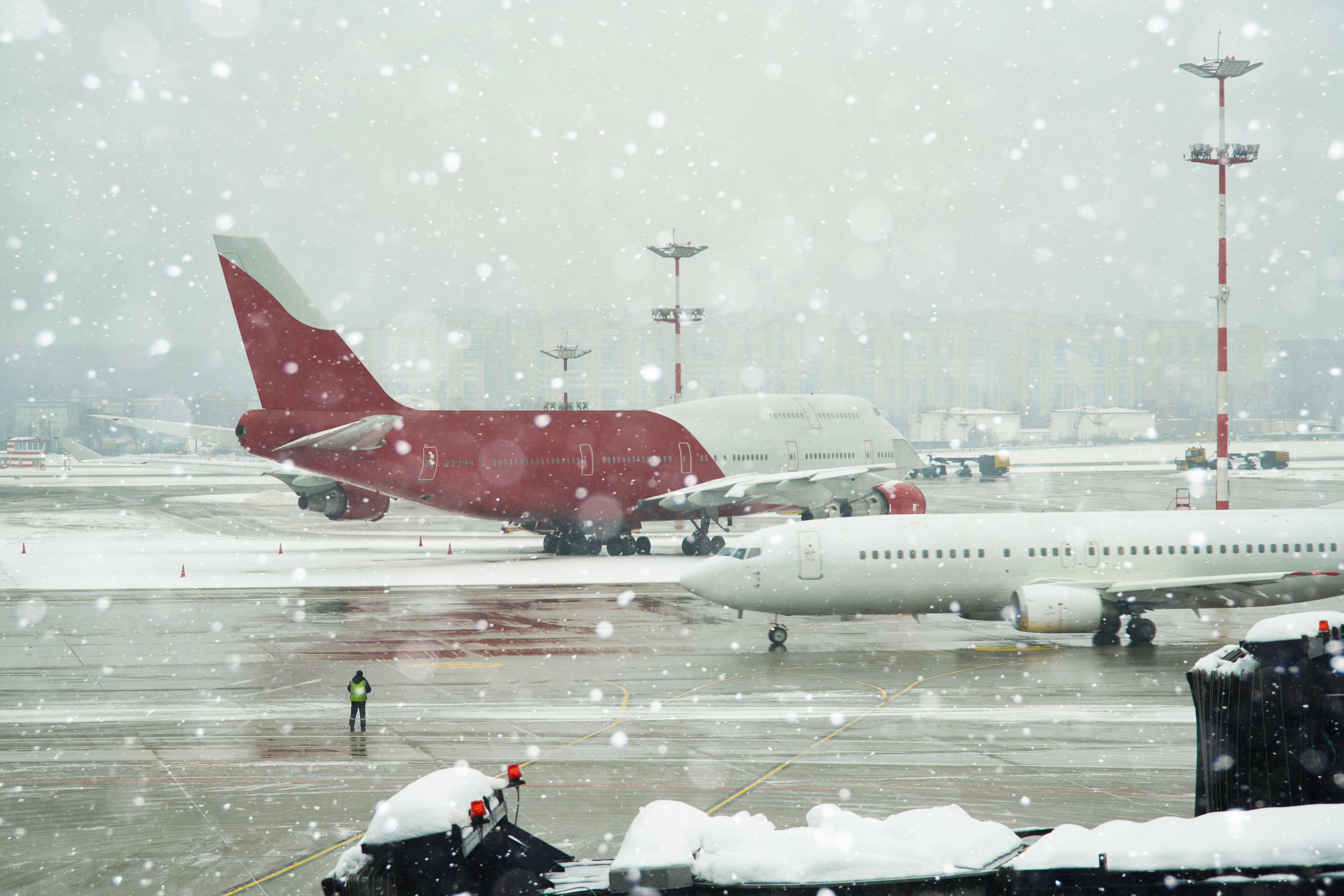 aircraft snow