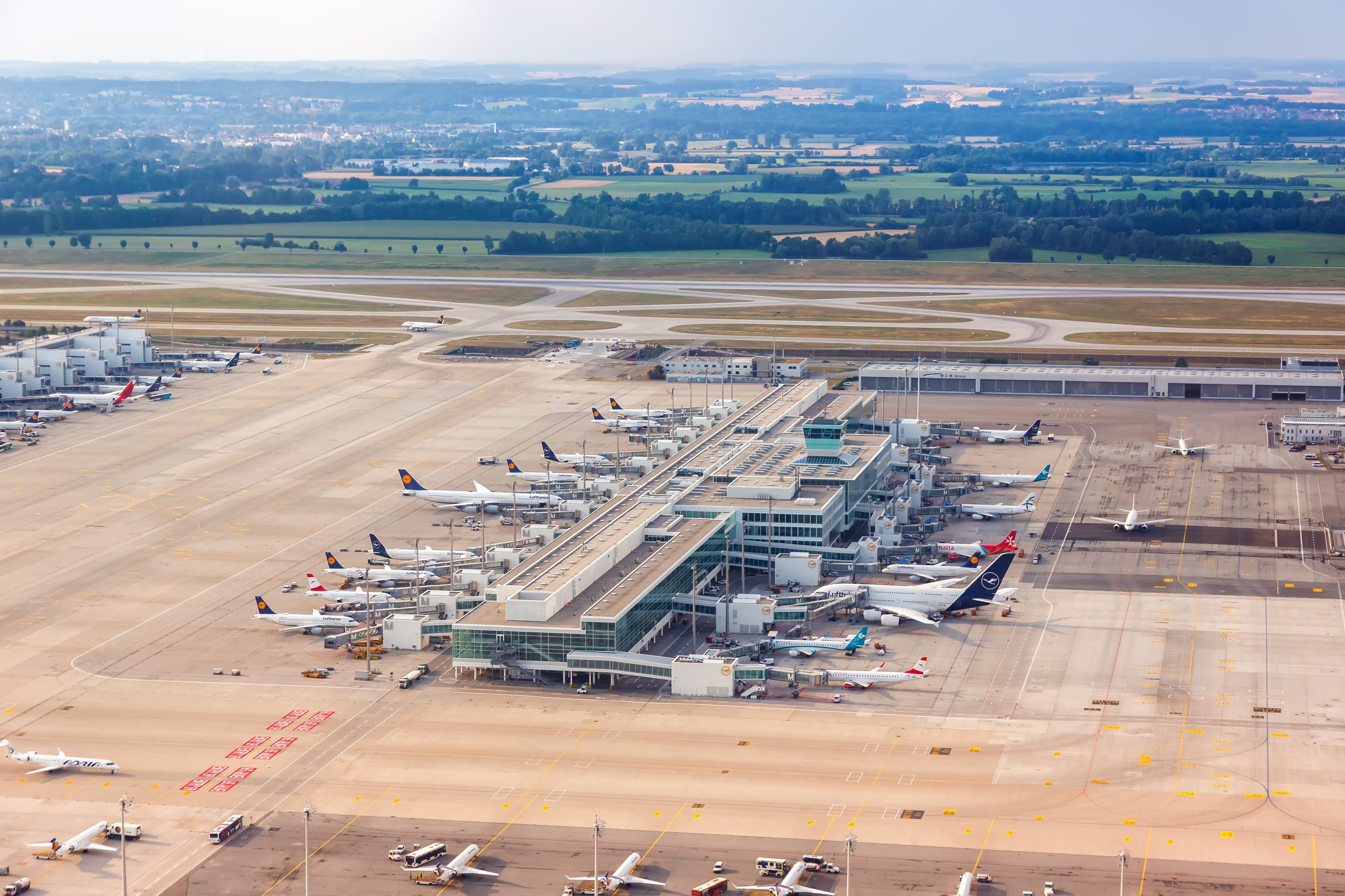 Munich Airport from above