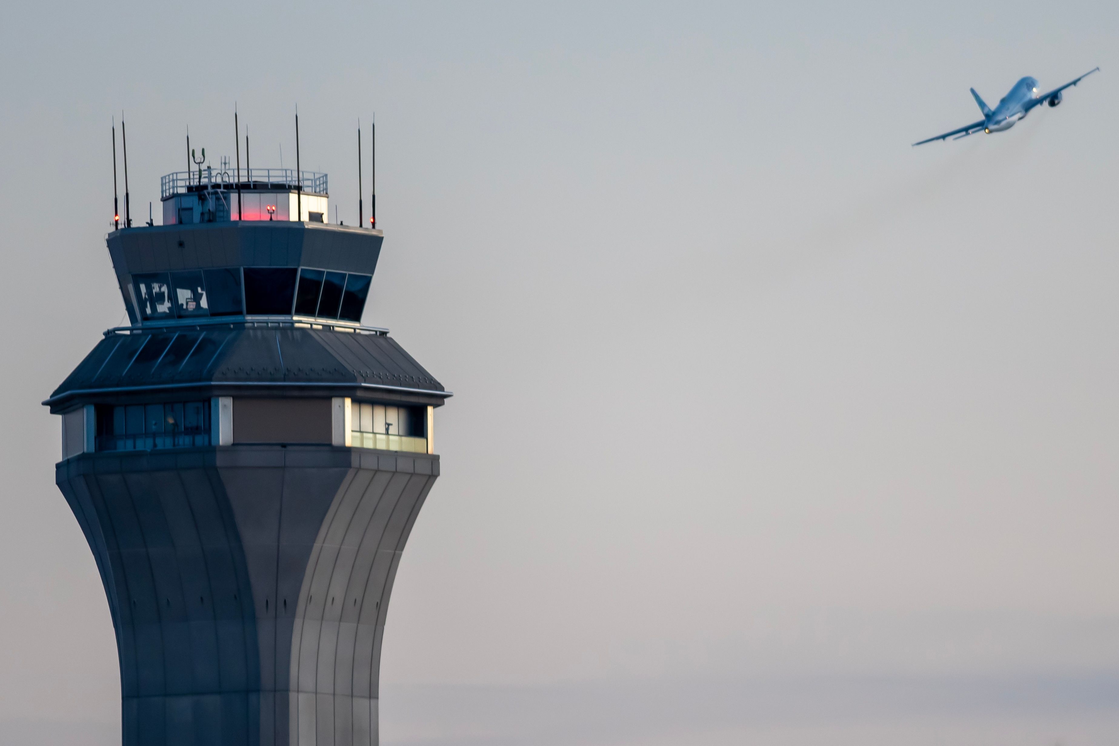 Newark Liberty International Airport tower.