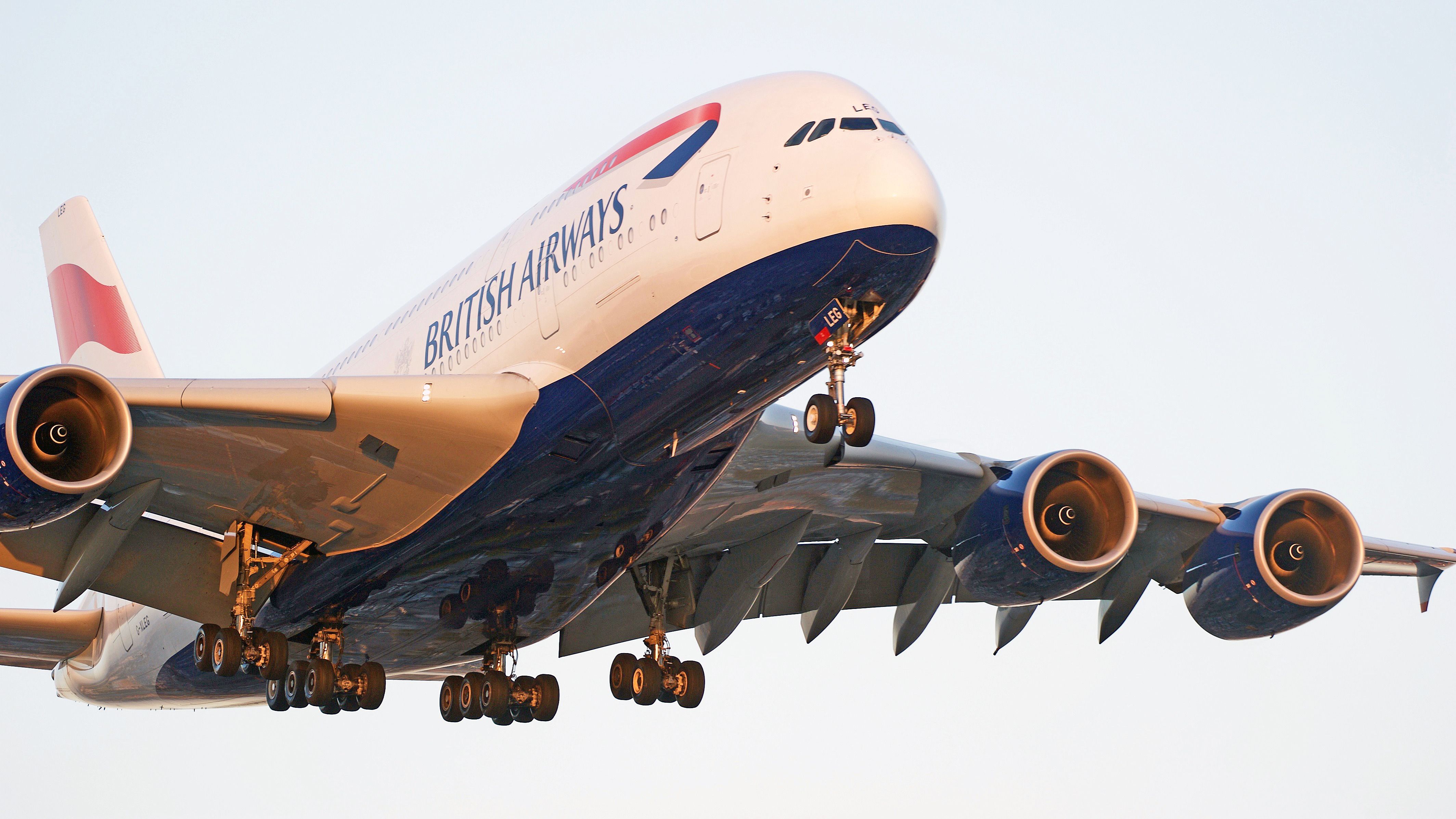 A British Airways Airbus A380