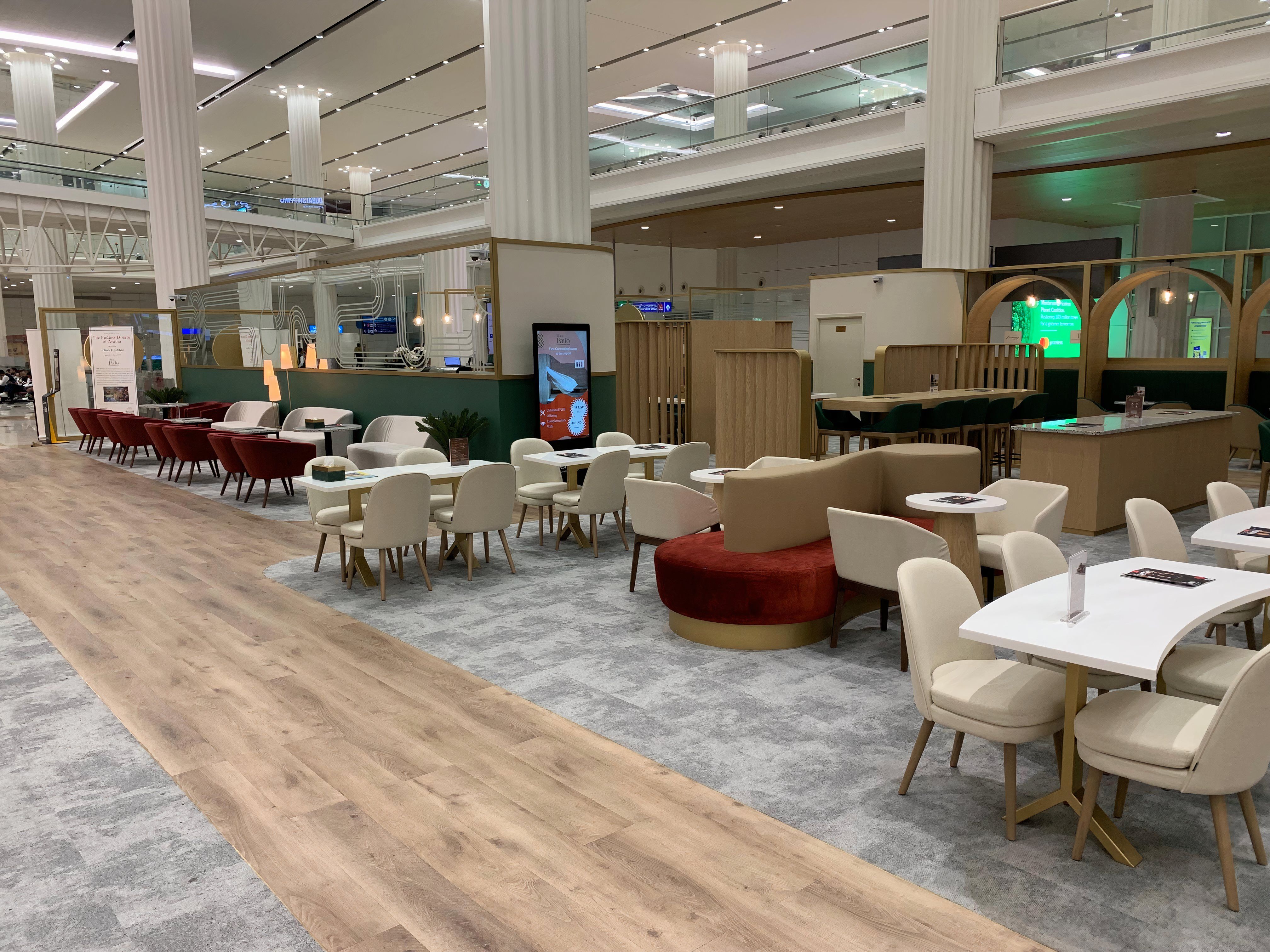 Lounge Review: Their Patio Arrivals Lounge in DXB Terminal 3