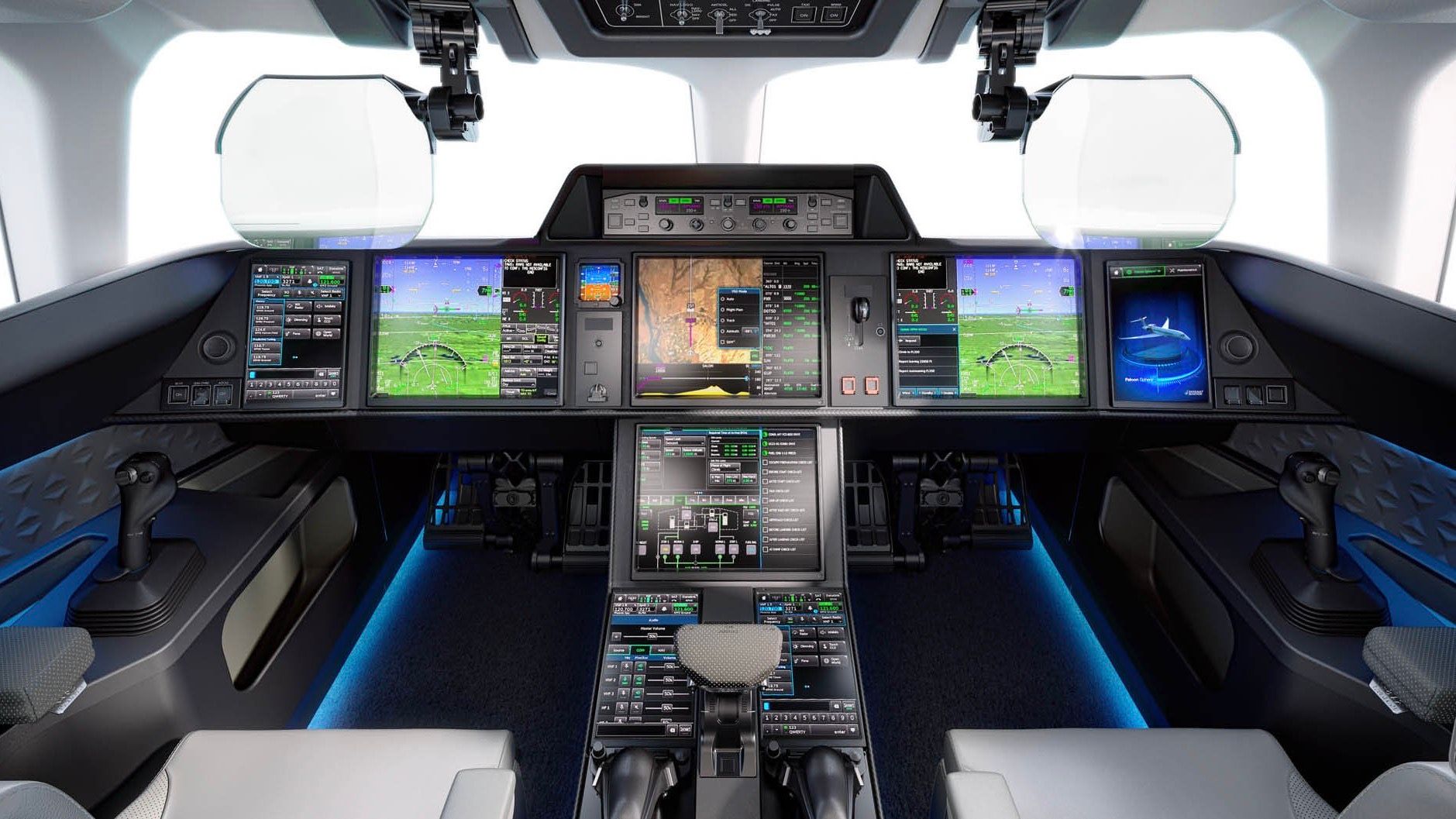 Falcon 10X cockpit