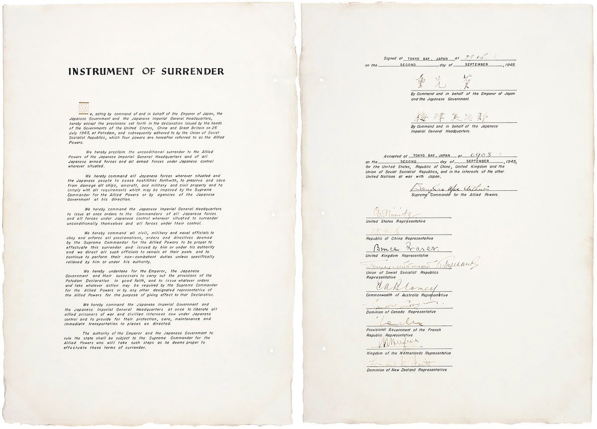 Japan Instrument of surrender