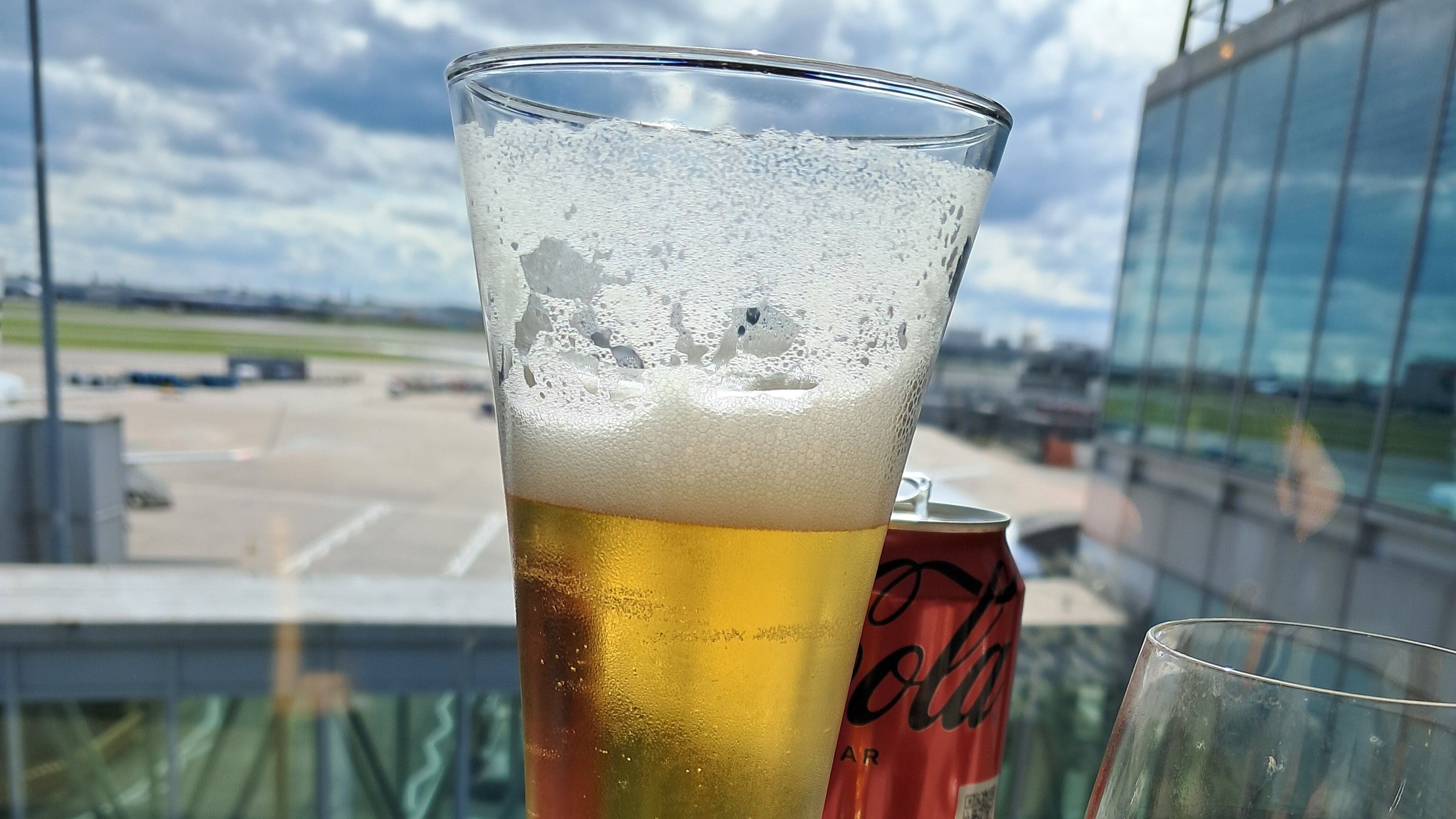 Beer In Airport Lounge