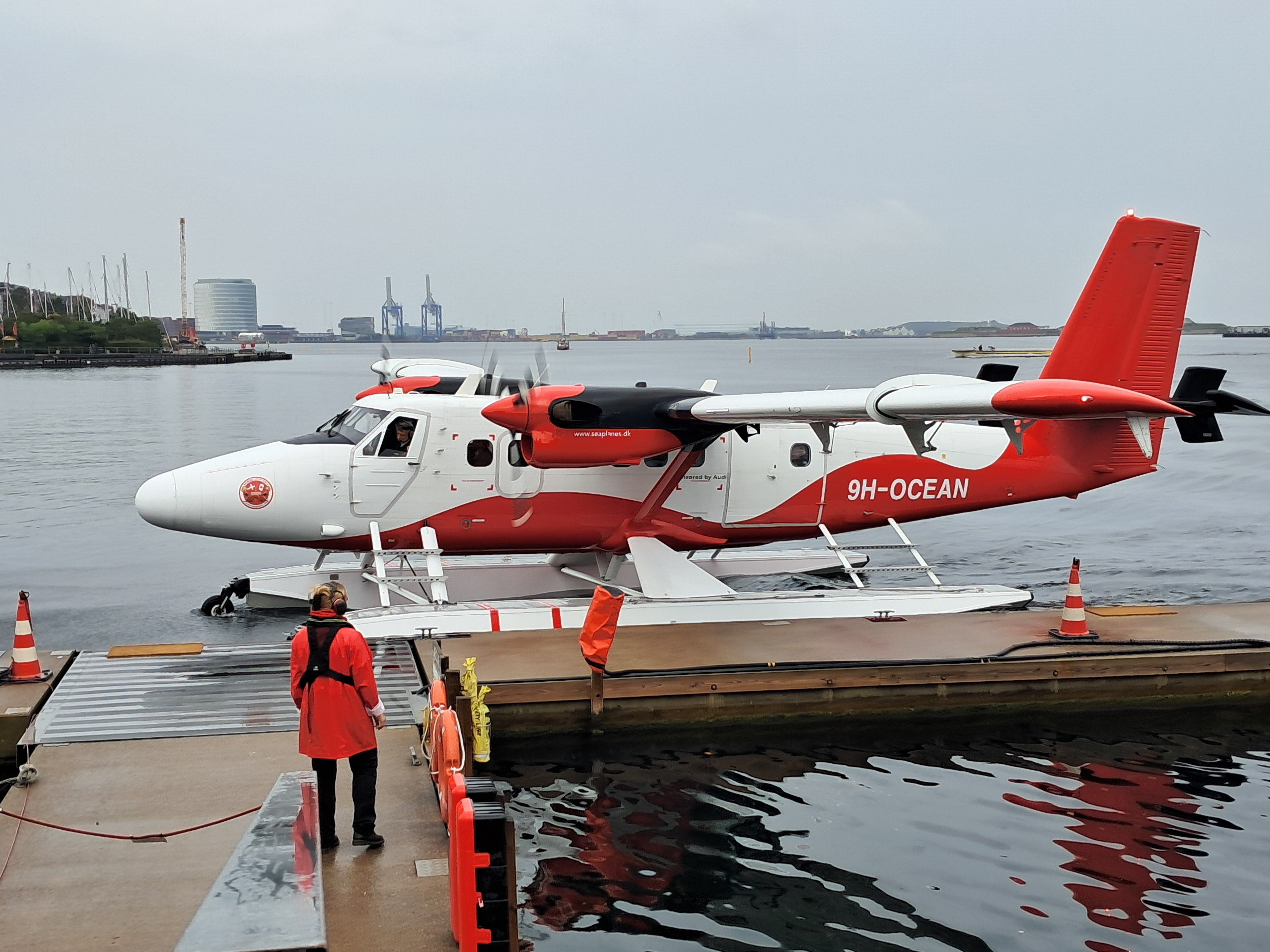 Nordic Seaplanes Twin Otter Parking At The Jetty