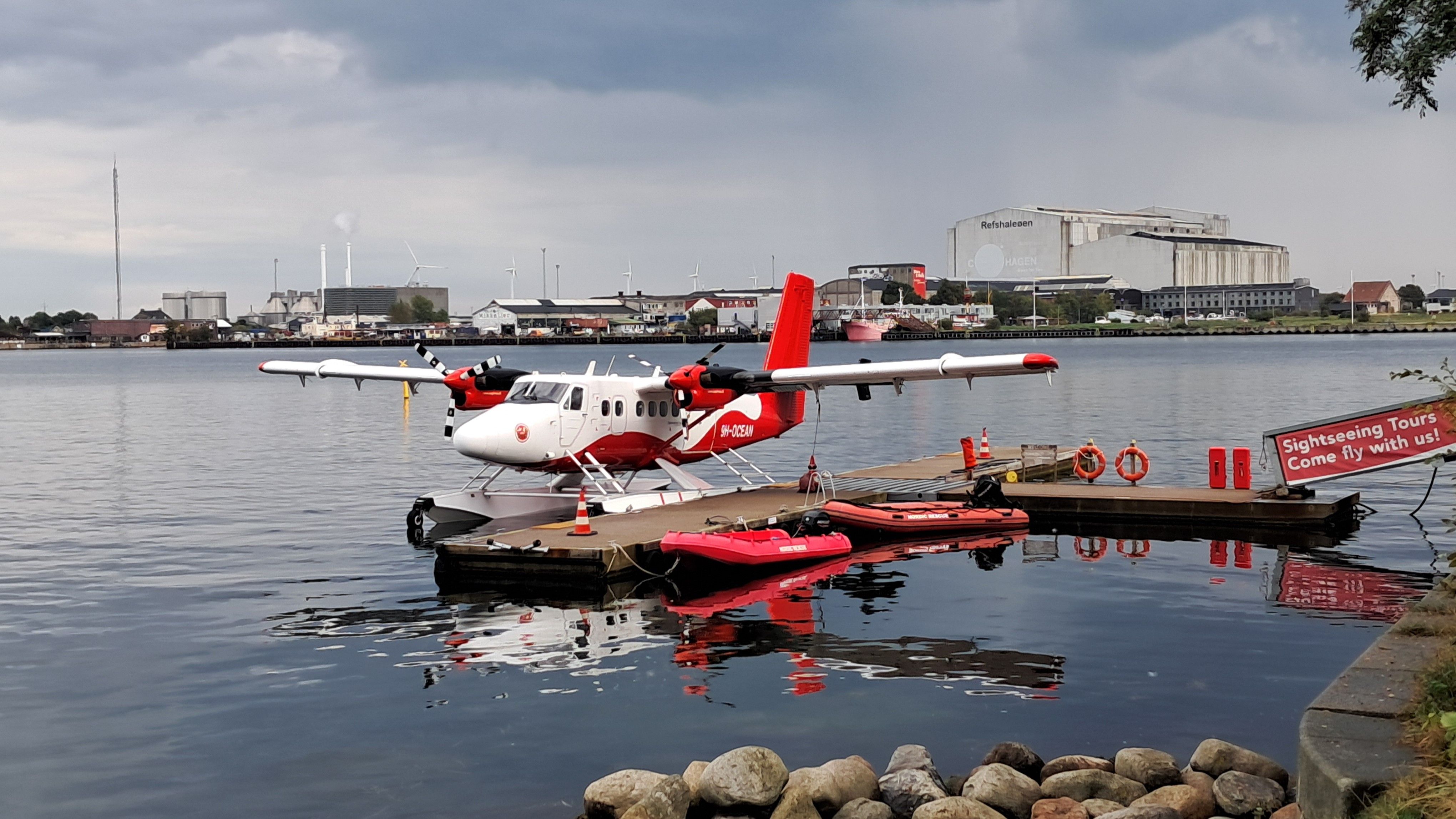 Nordic Seaplanes Twin Otter Parked In Copenhagen