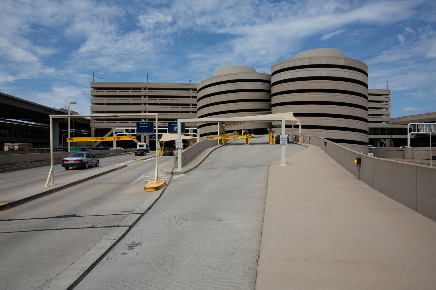 Phoenix Sky Harbor International Airport Terminal 4 parking garage. 