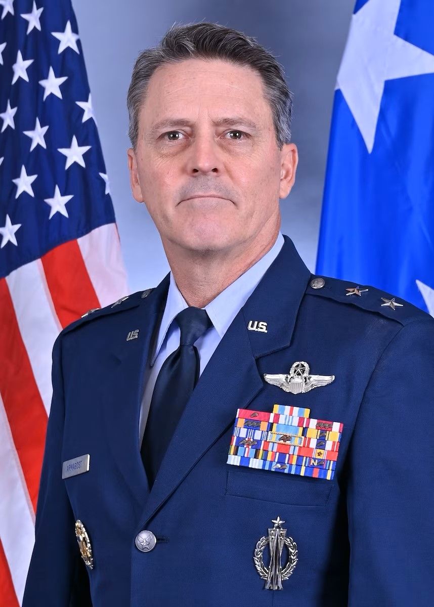 8th AF commander Maj Gen Jason R Armagost