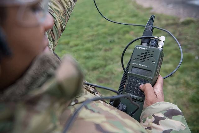 A US Air Force radio frequency transmission system