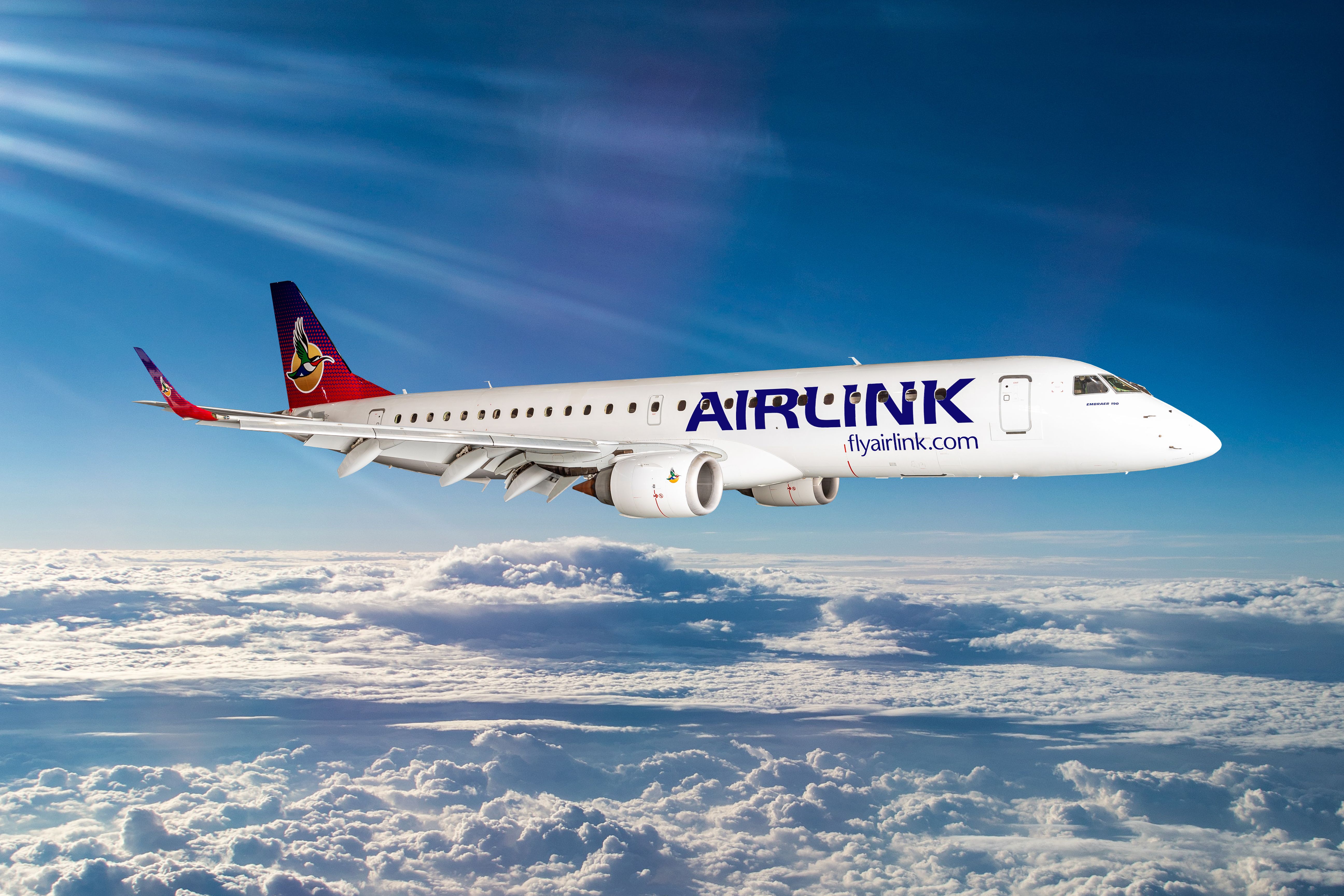 Airlink Embraer E190 Flying