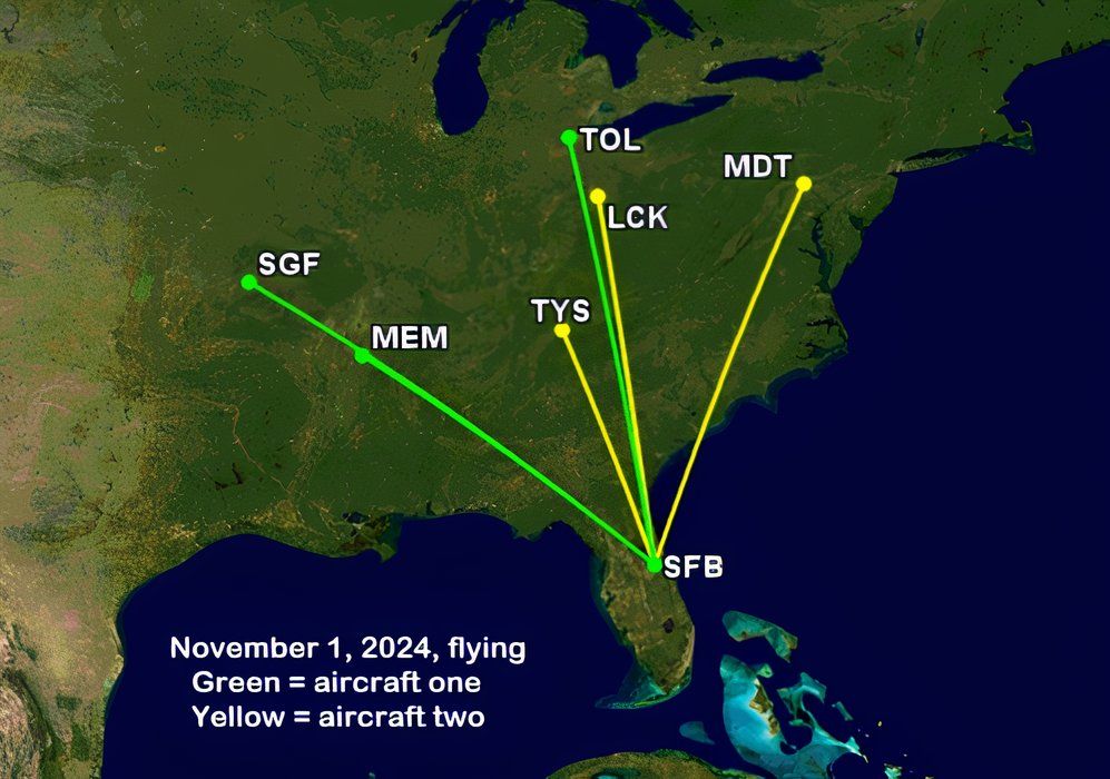 Allegiant's first day of 737 MAX 8-200 flying on November 1