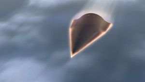 An artist’s rendition of the HTV-2 (US-hypersonic-vehicle)