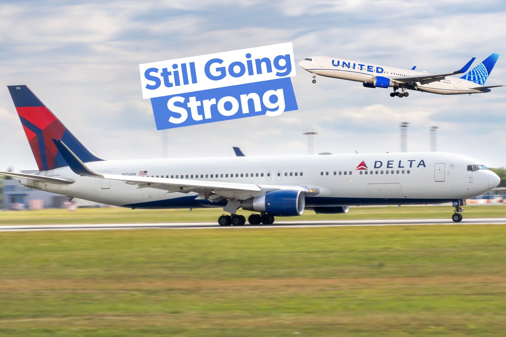 The Boeing 767 is still in service with both Delta and United