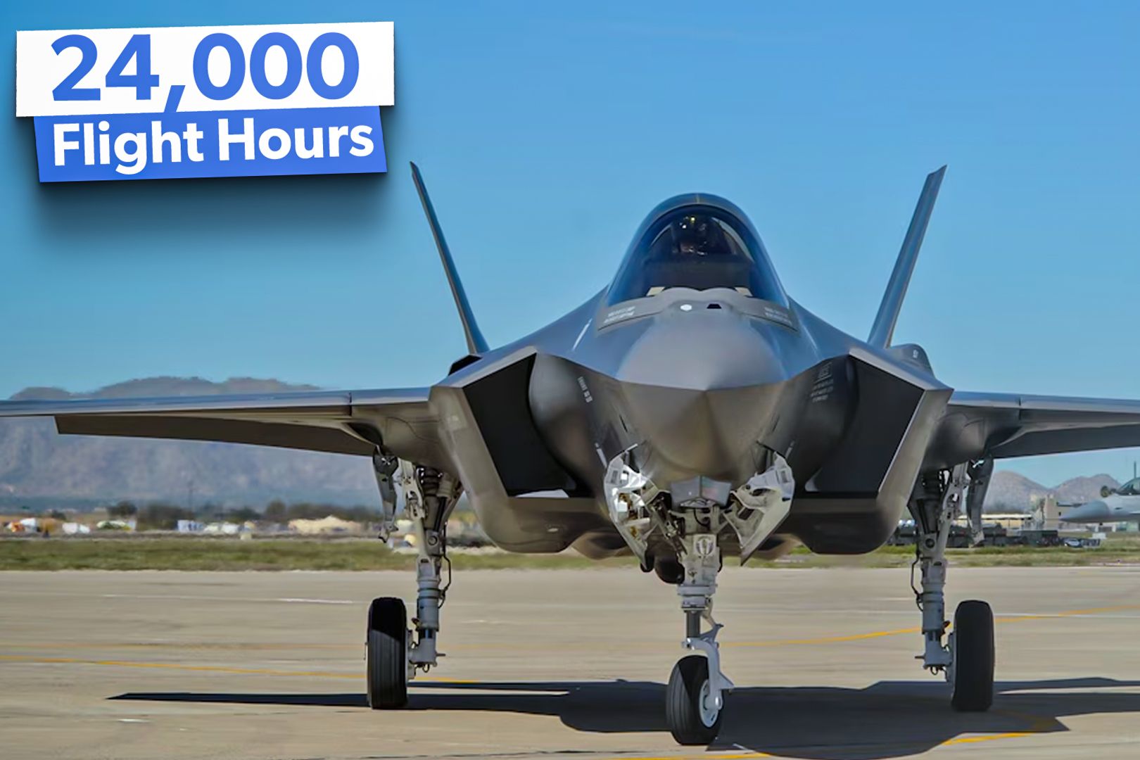 F-35 Lightning II parked