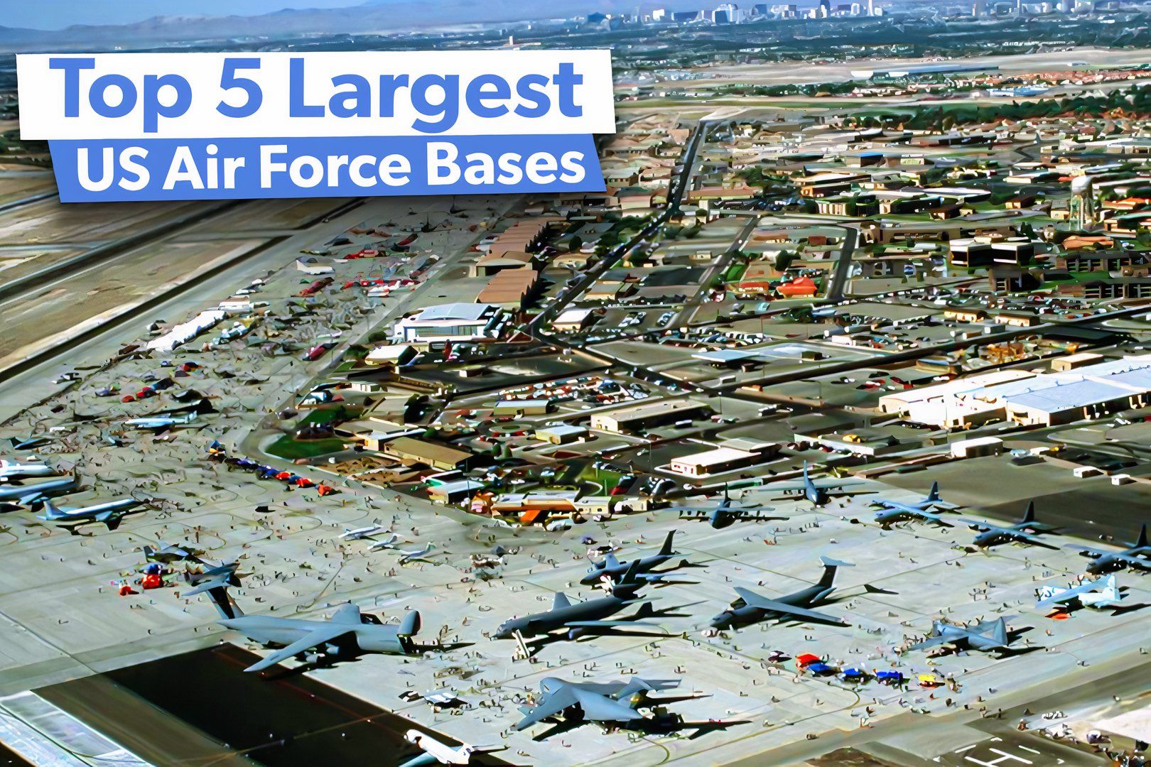 Nellis Air Force Base Complex: Just How Big Is The Largest Air Force ...