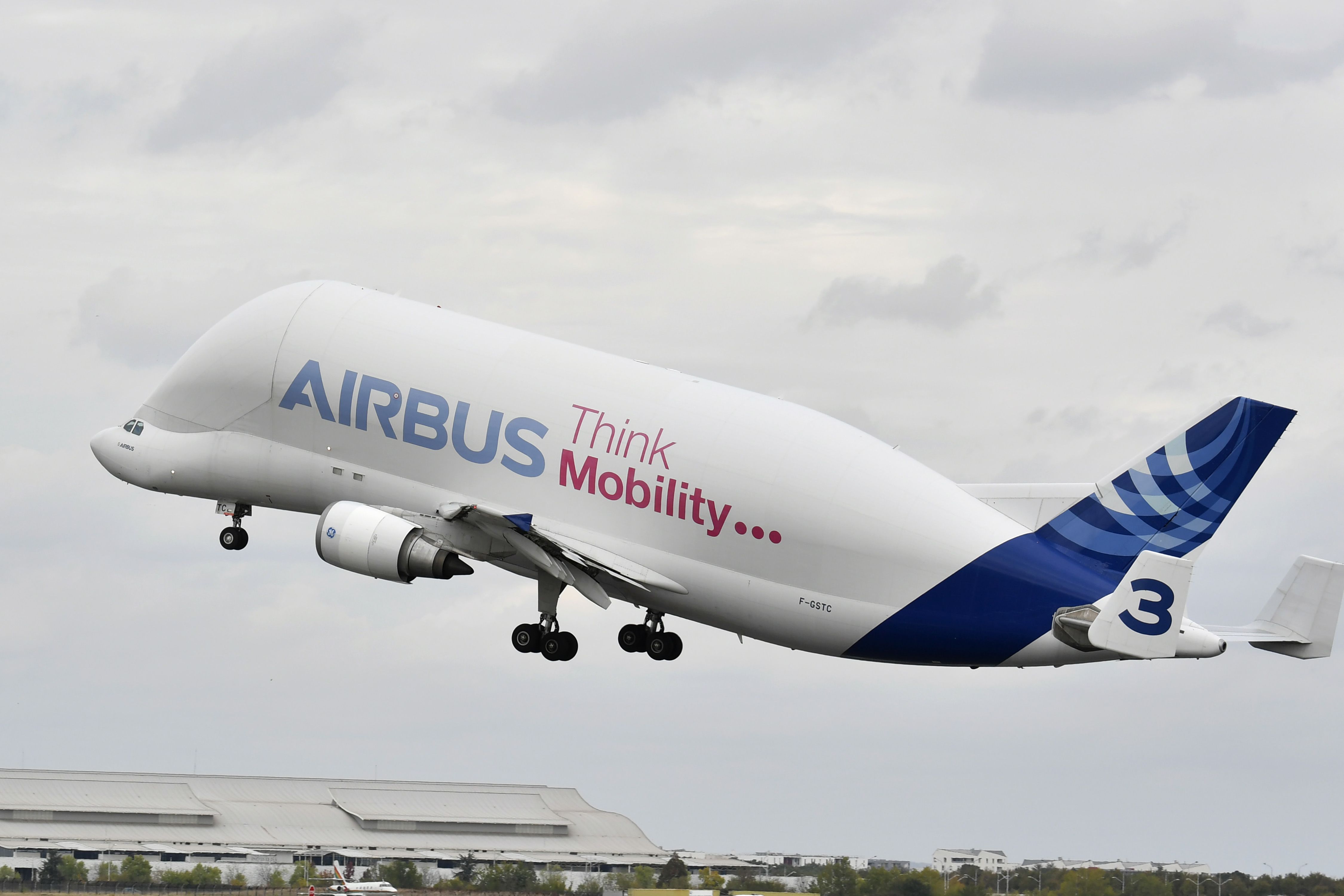 Airbus Beluga Makes Rare Stop At London Heathrow Airport To Deliver British Airways A350 Parts