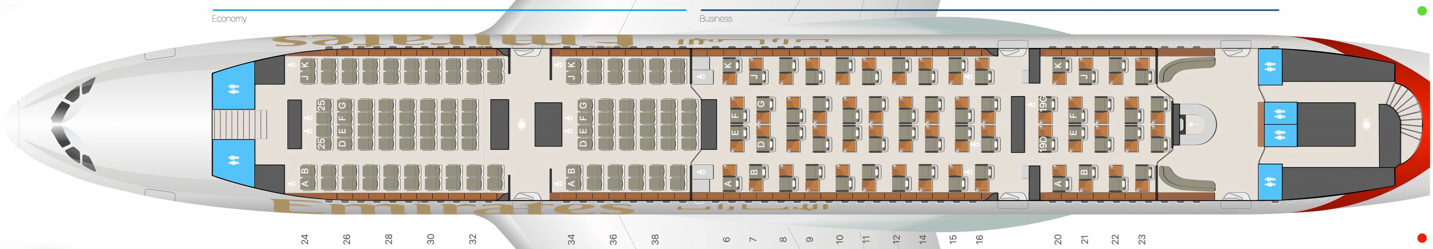 Emirates A380 Upper Deck