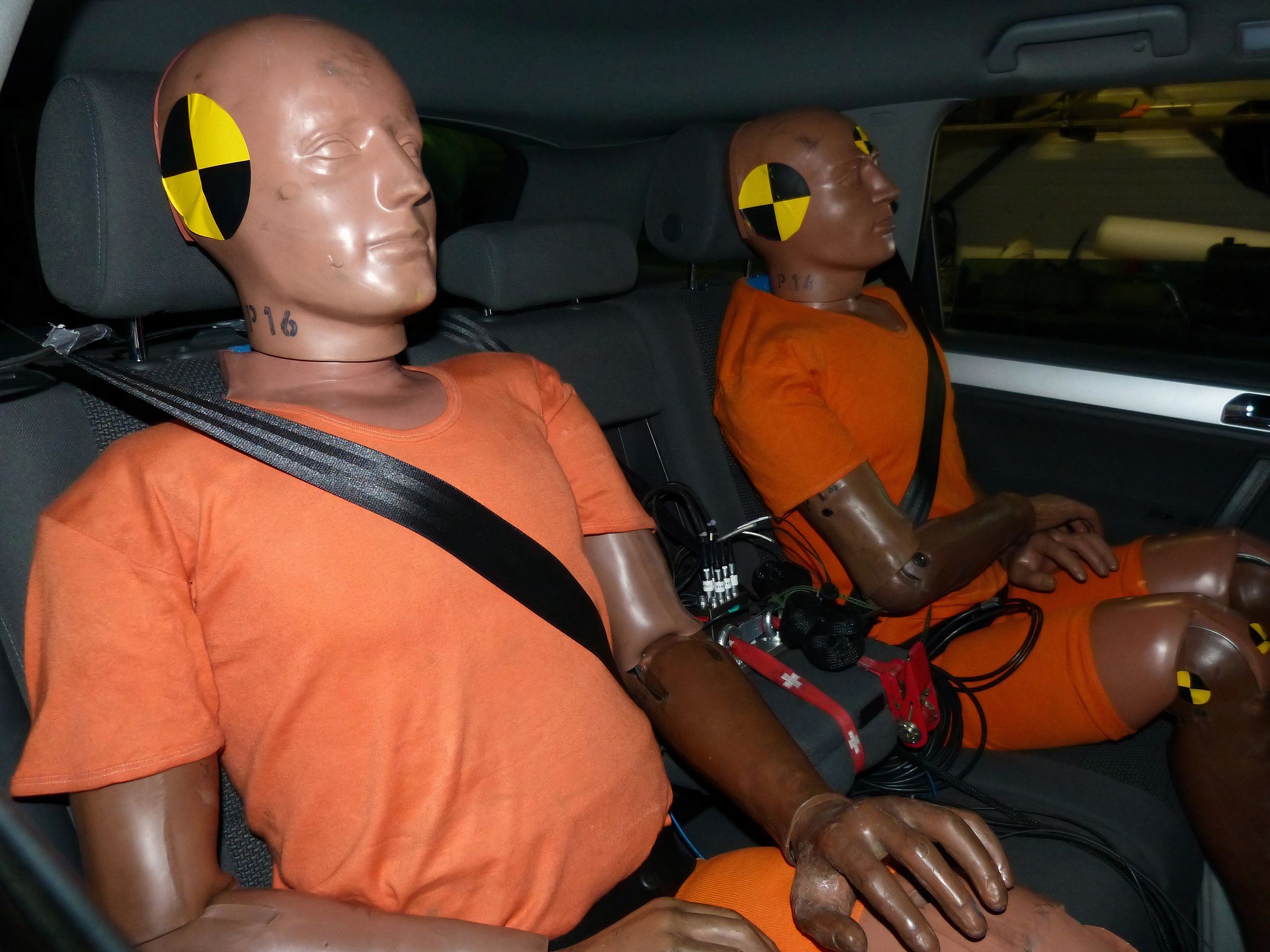 Hybrid II Crash Test Dummies