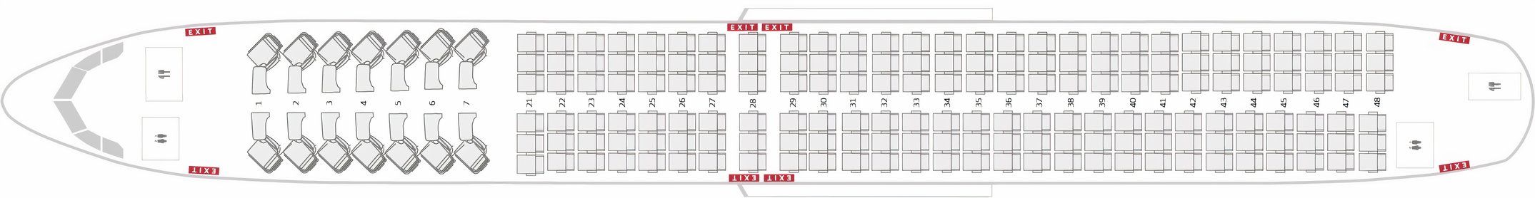 IB A321XLR seat map