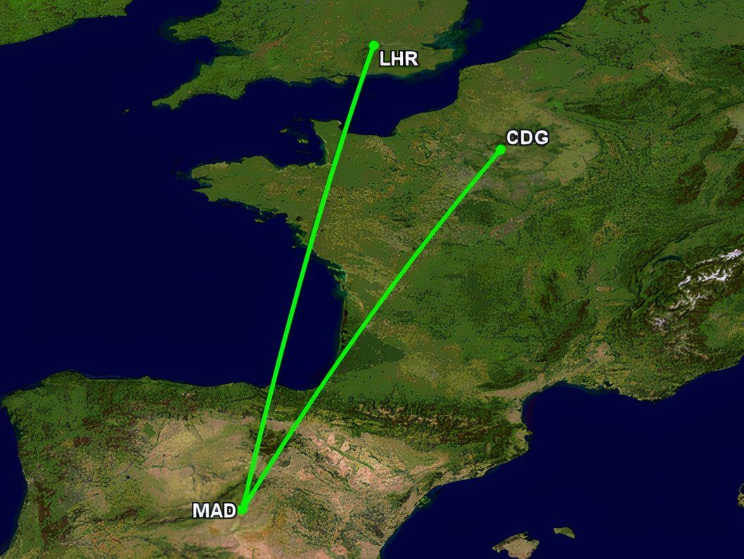 Iberia A321XLR initial two routes