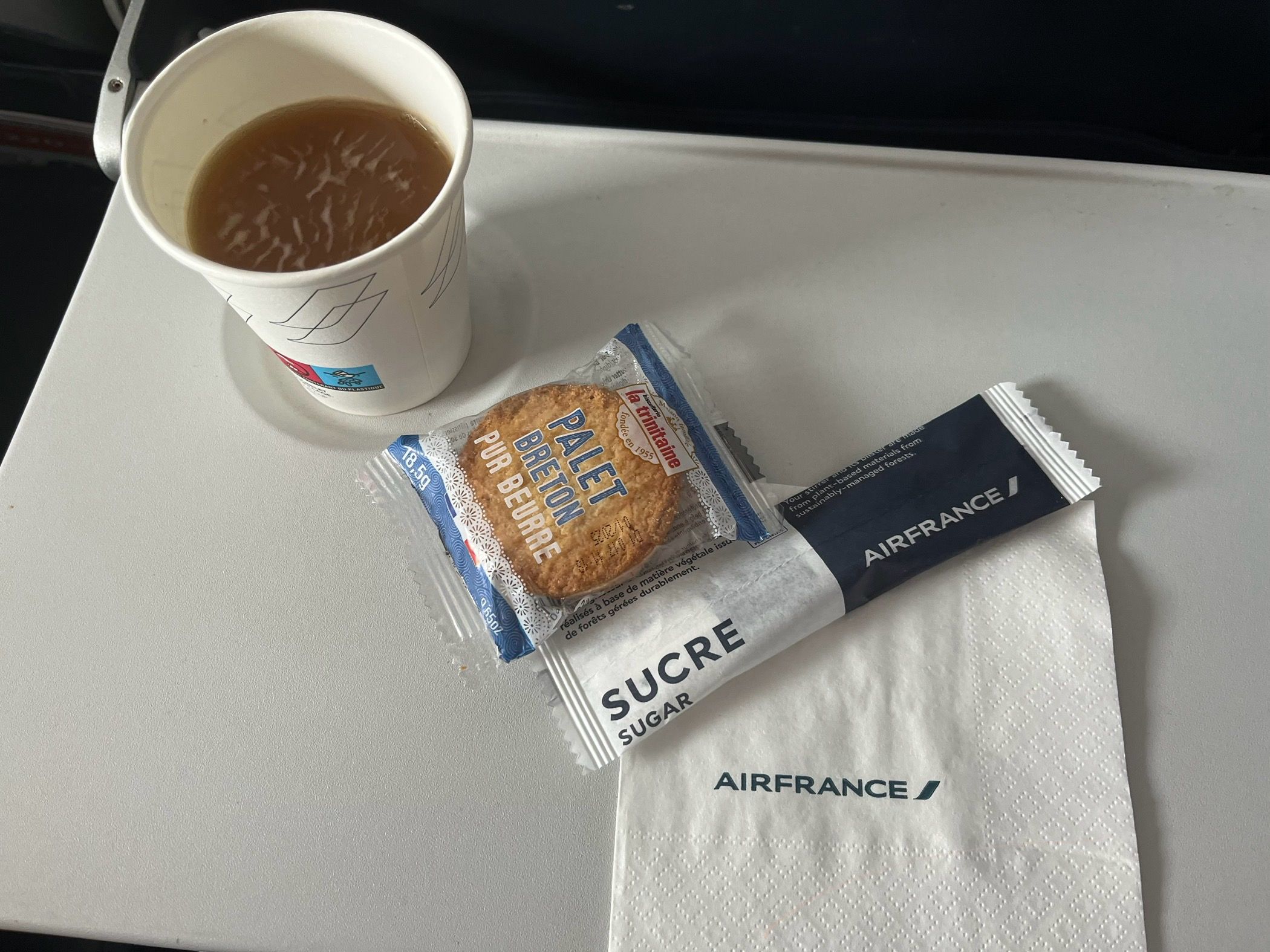 Air France snack service