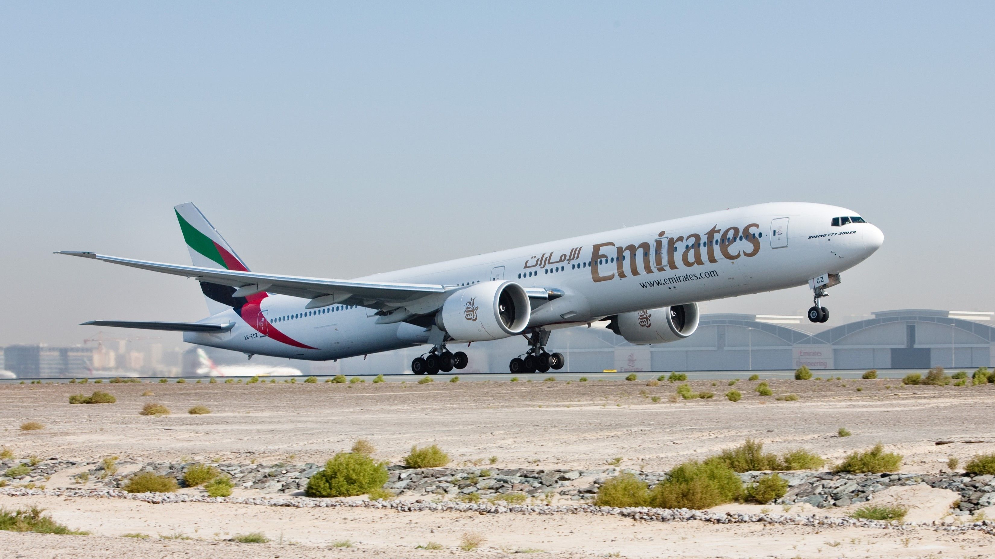 Emirates Boeing 777 Taking Off