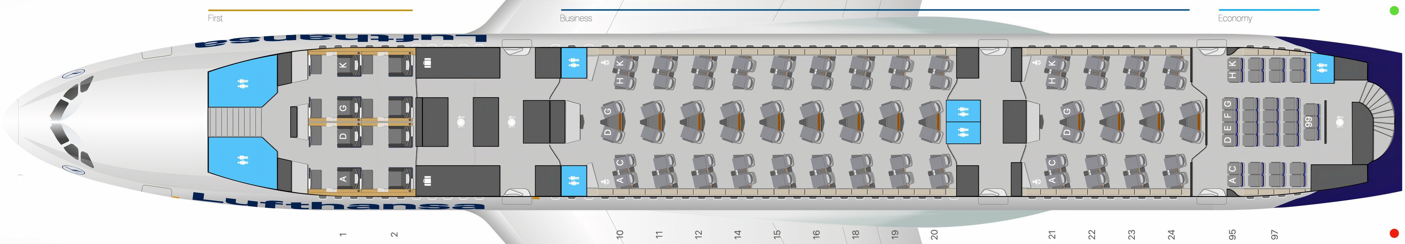 Lufthansa A380 Upper Deck