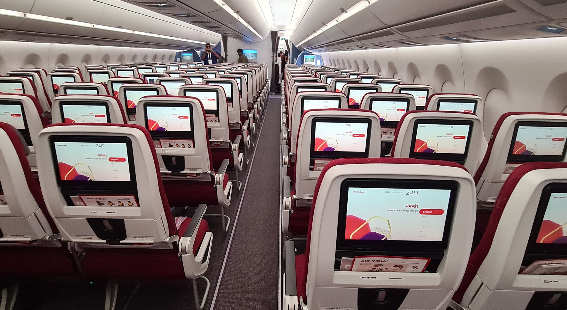 Air India A350 interior